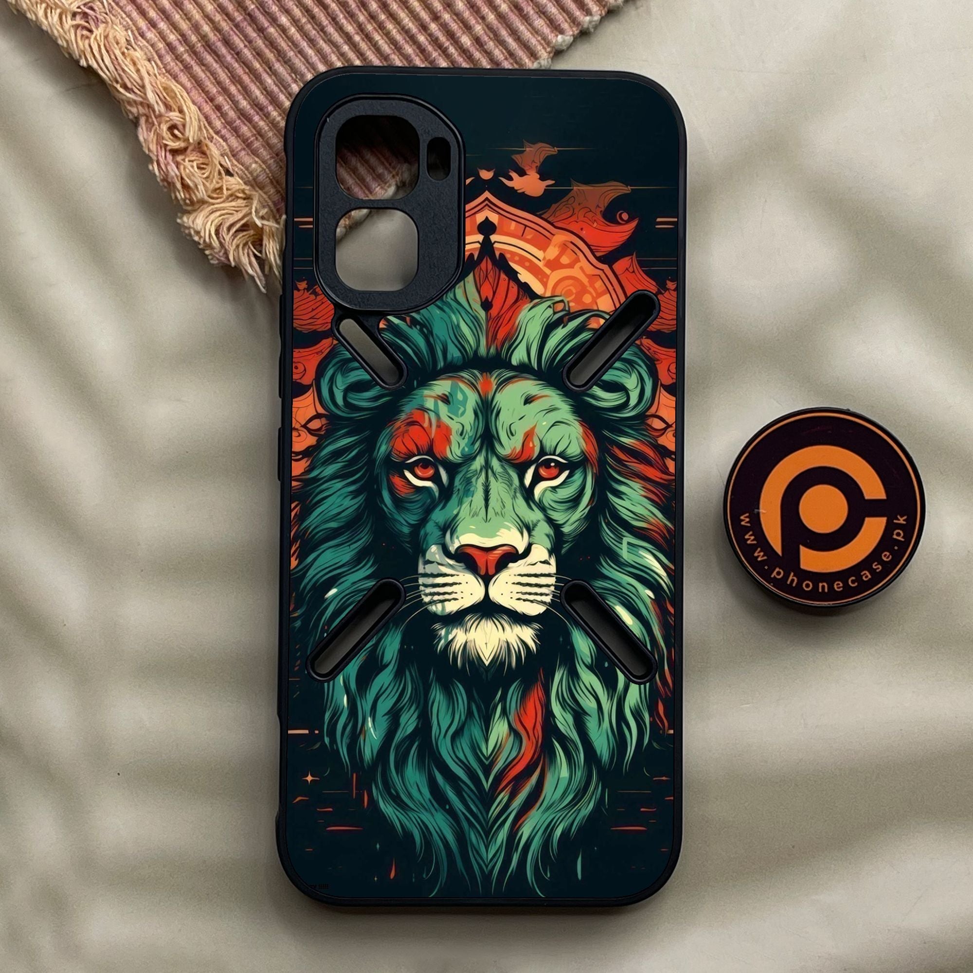 Infinix GT 50 Pro - Tiger 2.0 Design 2 - Premium Metal Printed Soft Bumper Shock Proof Case