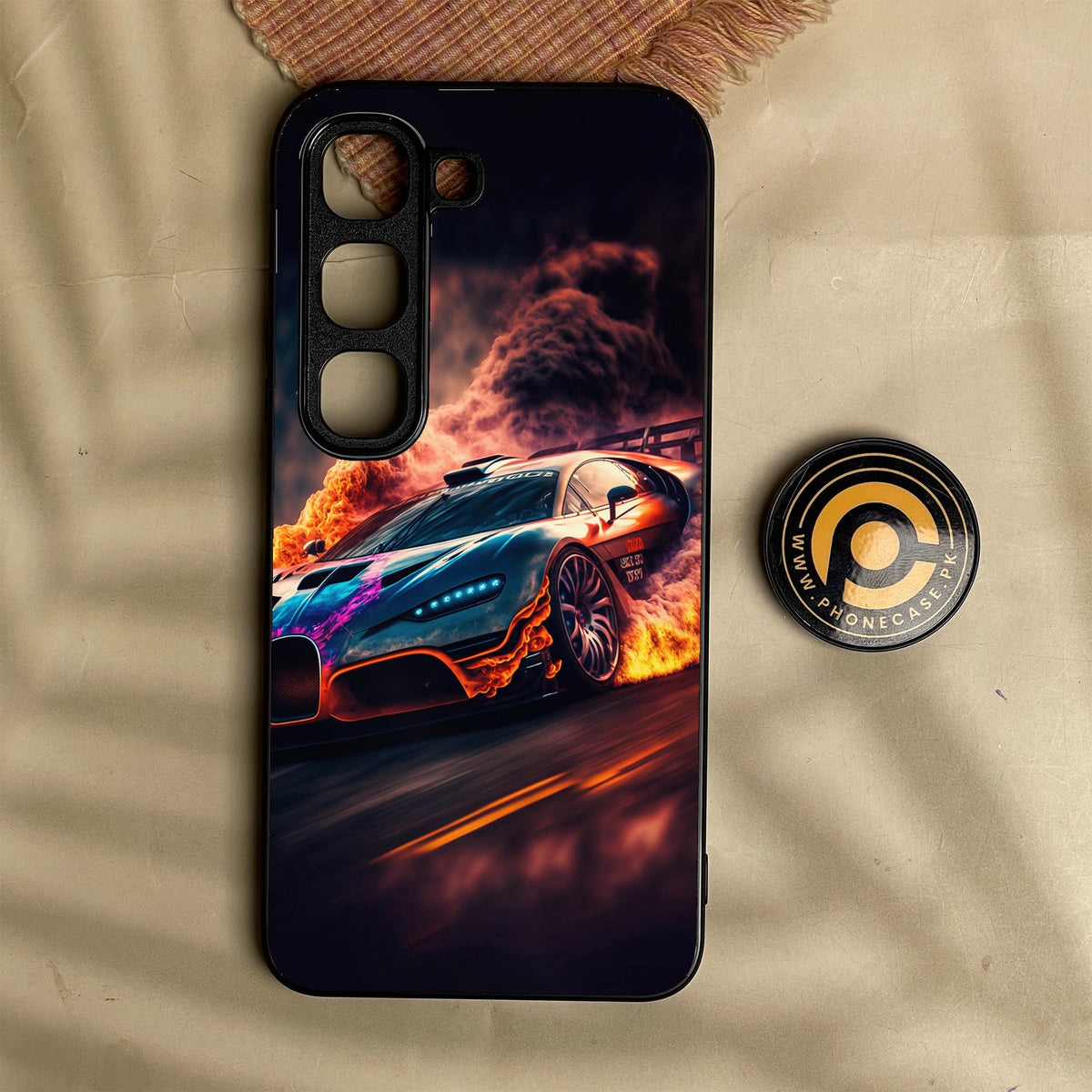 Infinix Hot 70 Pro - Racing Design 4 - Premium Metal Printed Soft Bumper Shock Proof Case