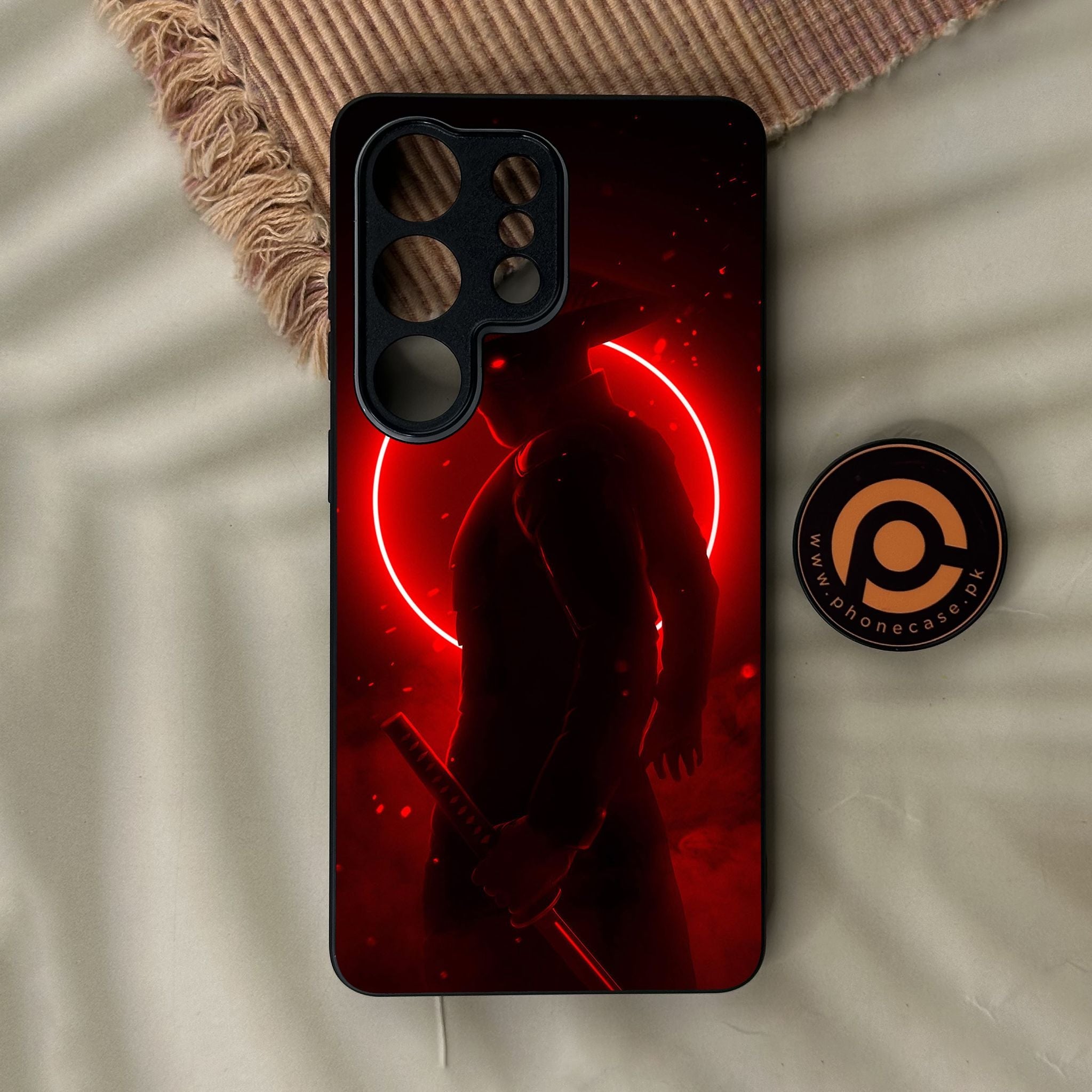 Galaxy S26 Ultra - Ninja Design 4 - Premium Metal Printed Soft Bumper Shock Proof Case
