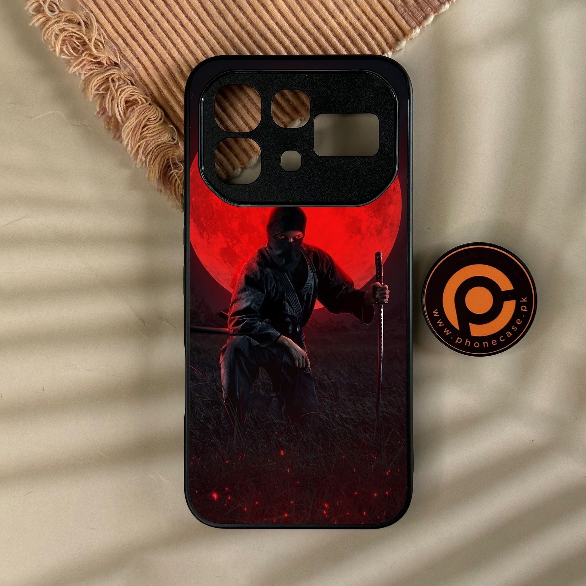 Infinix Note 60 Pro - Ninja Design 10 - Premium Metal Printed Soft Bumper Shock Proof Case