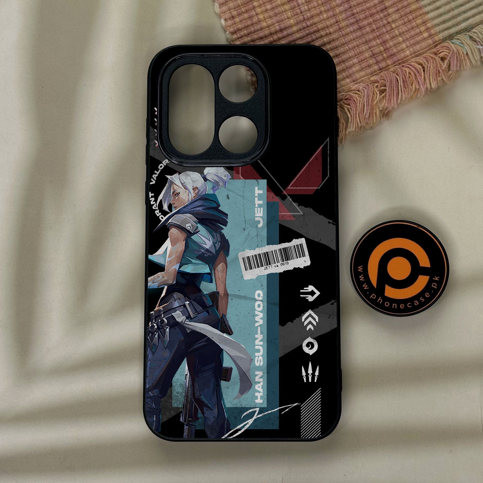 OnePlus 15 - Battle-Ready Design 4 - Premium Metal Printed Soft Bumper Shock Proof Case