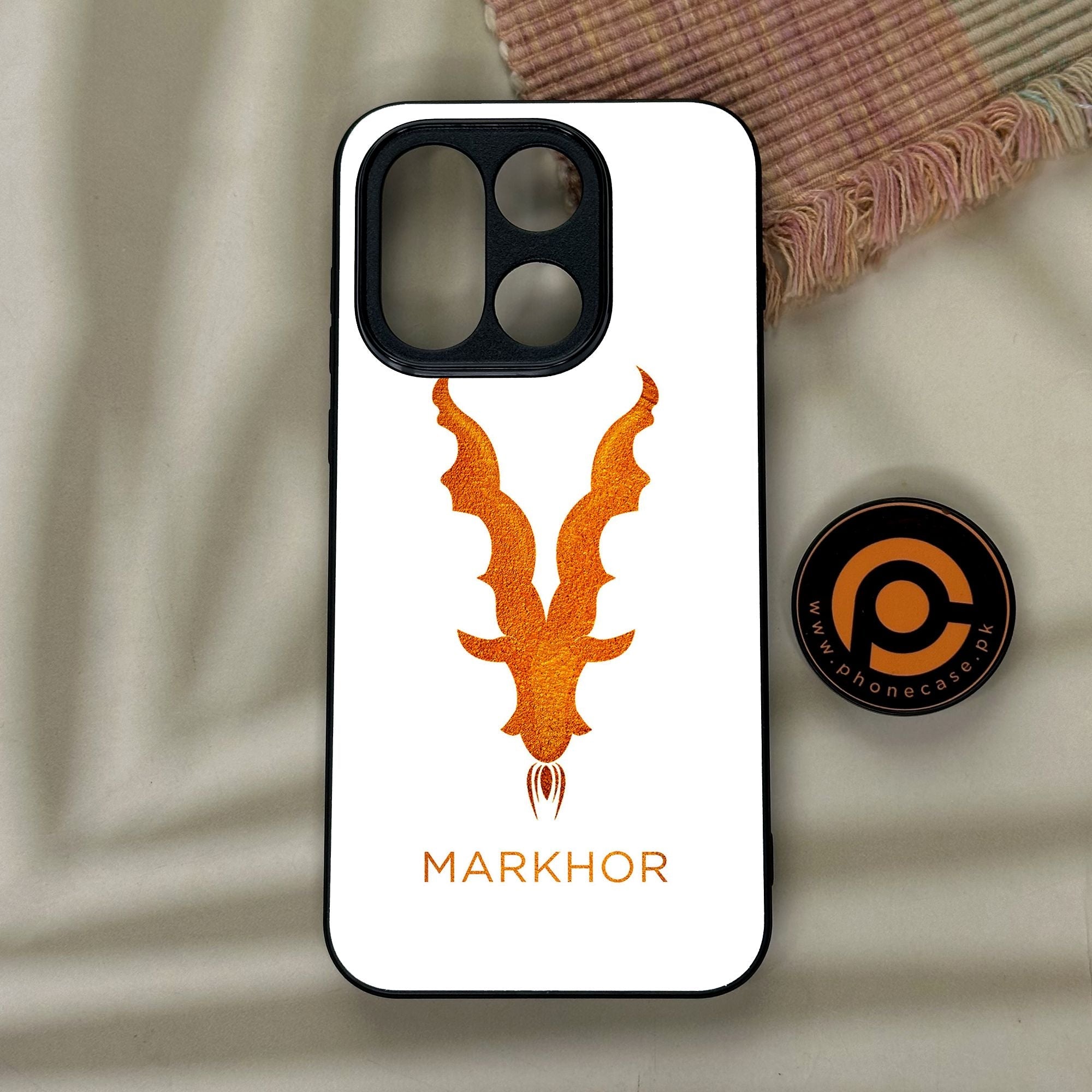 OnePlus 15 - Markhor Design 11 - Premium Metal Printed Soft Bumper Shock Proof Case