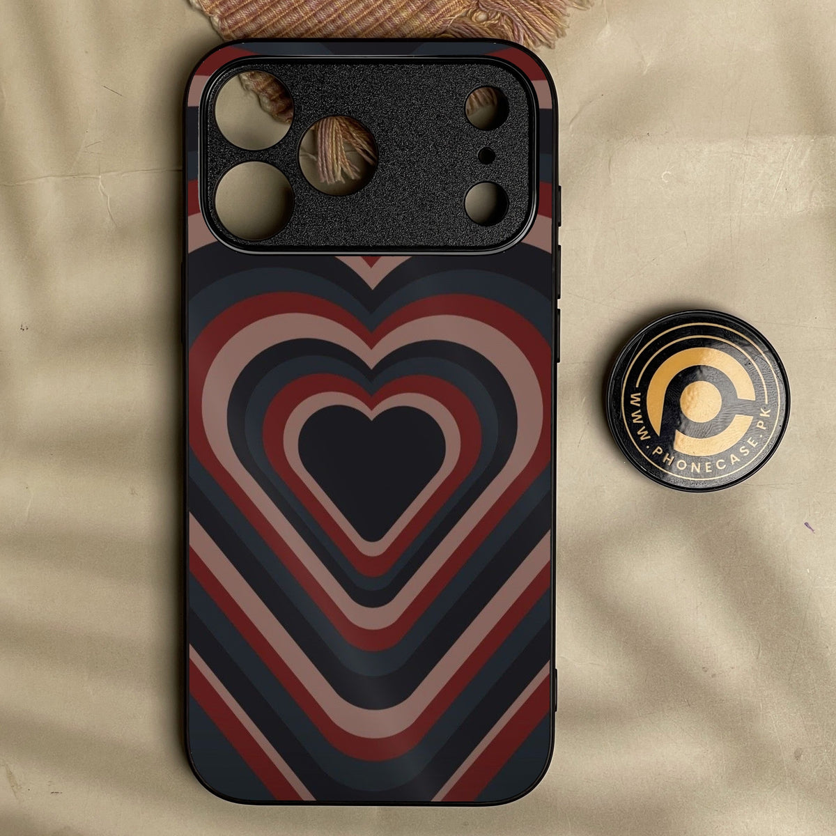 Iphone 18 Pro Max - Heart 2.0 Design 4 - Premium Metal Printed Soft Bumper Shock Proof Case