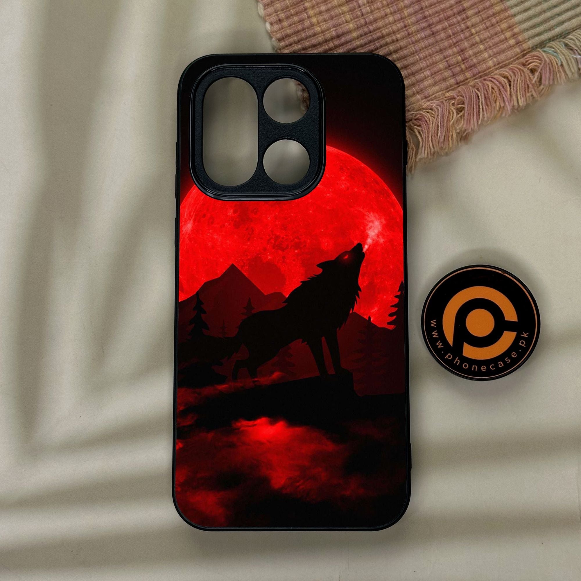 OnePlus 15 - Wolf Design 5 - Premium Metal Printed Soft Bumper Shock Proof Case
