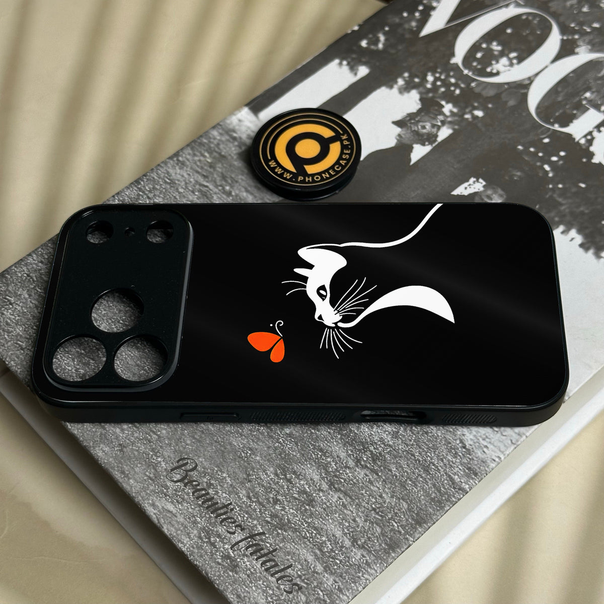 Iphone 18 Pro Max - Minimalistic Design 3 - Premium Metal Printed Soft Bumper Shock Proof Case
