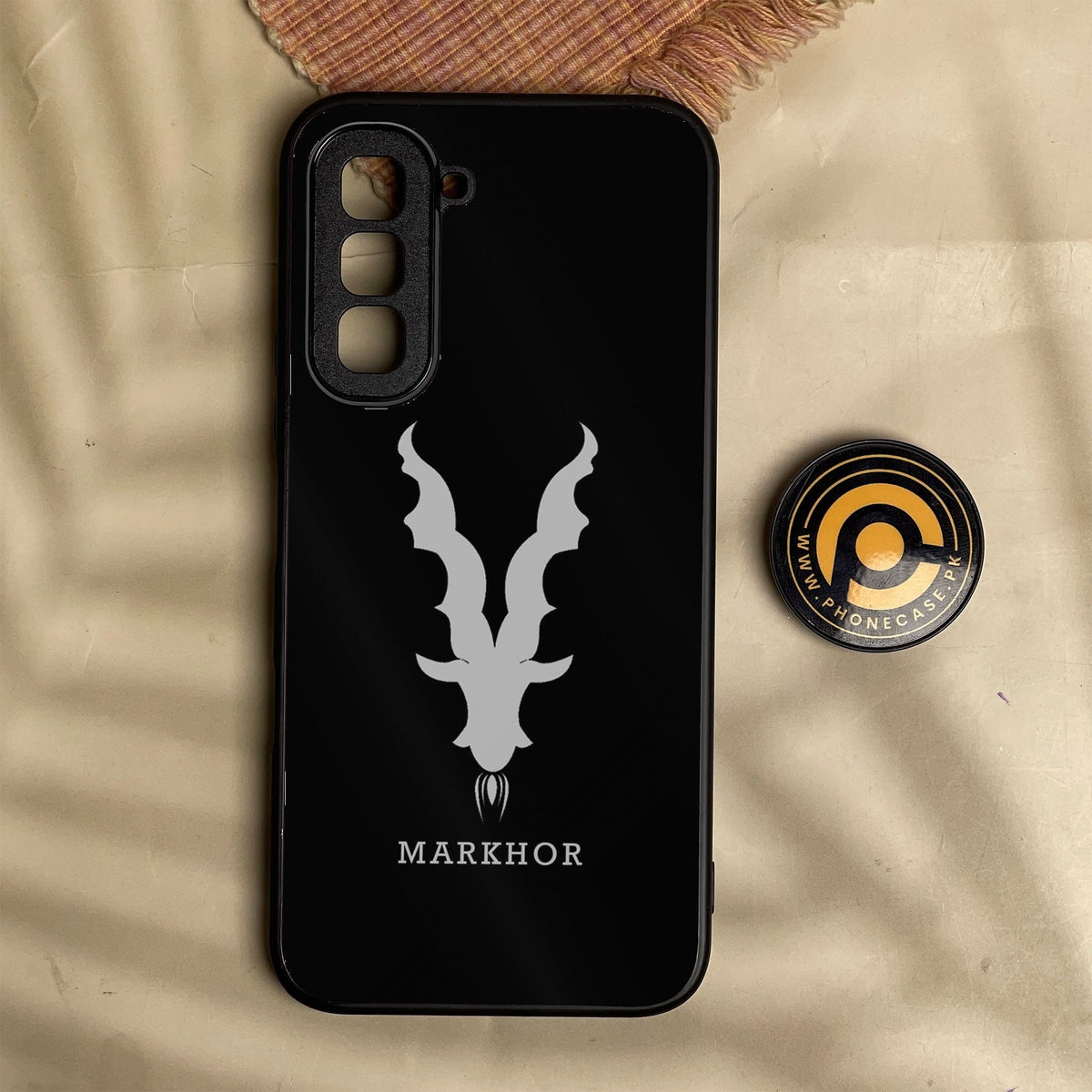Infinix Hot 70 - Markhor Design 9 - Premium Metal Printed Soft Bumper Shock Proof Case