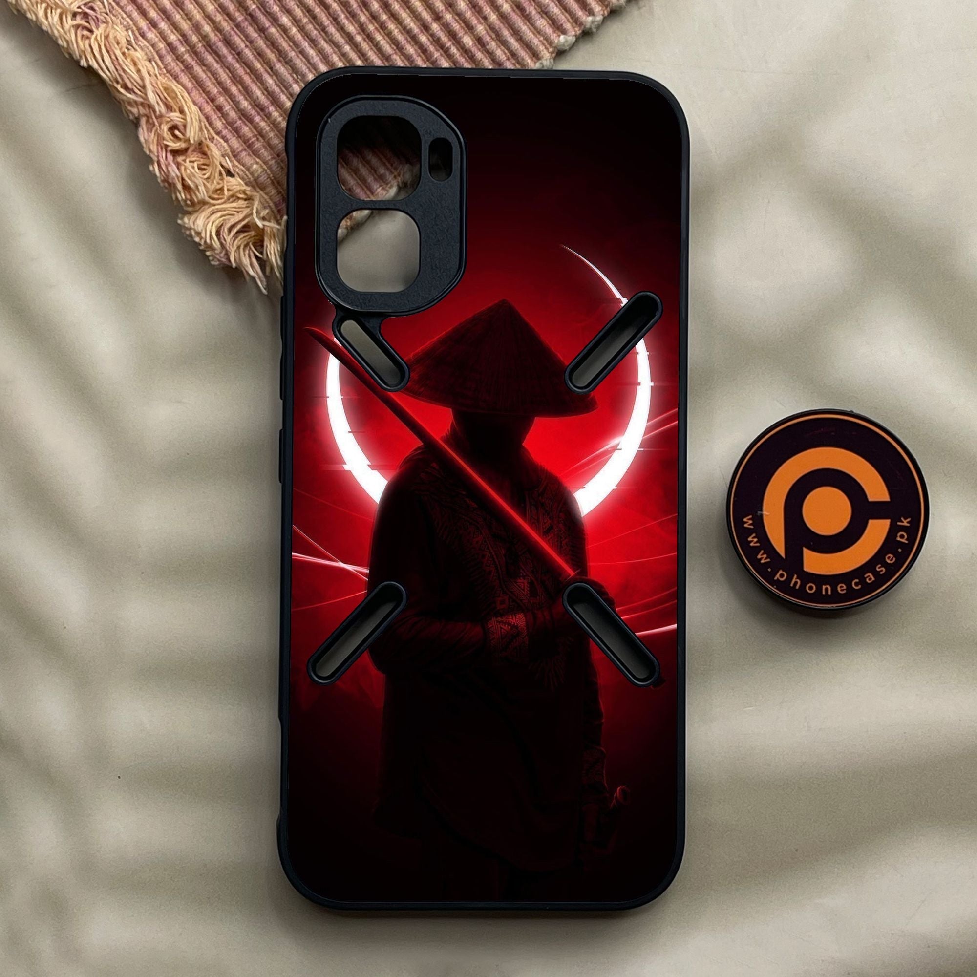 Infinix GT 50 Pro - Ninja Design 7 - Premium Metal Printed Soft Bumper Shock Proof Case