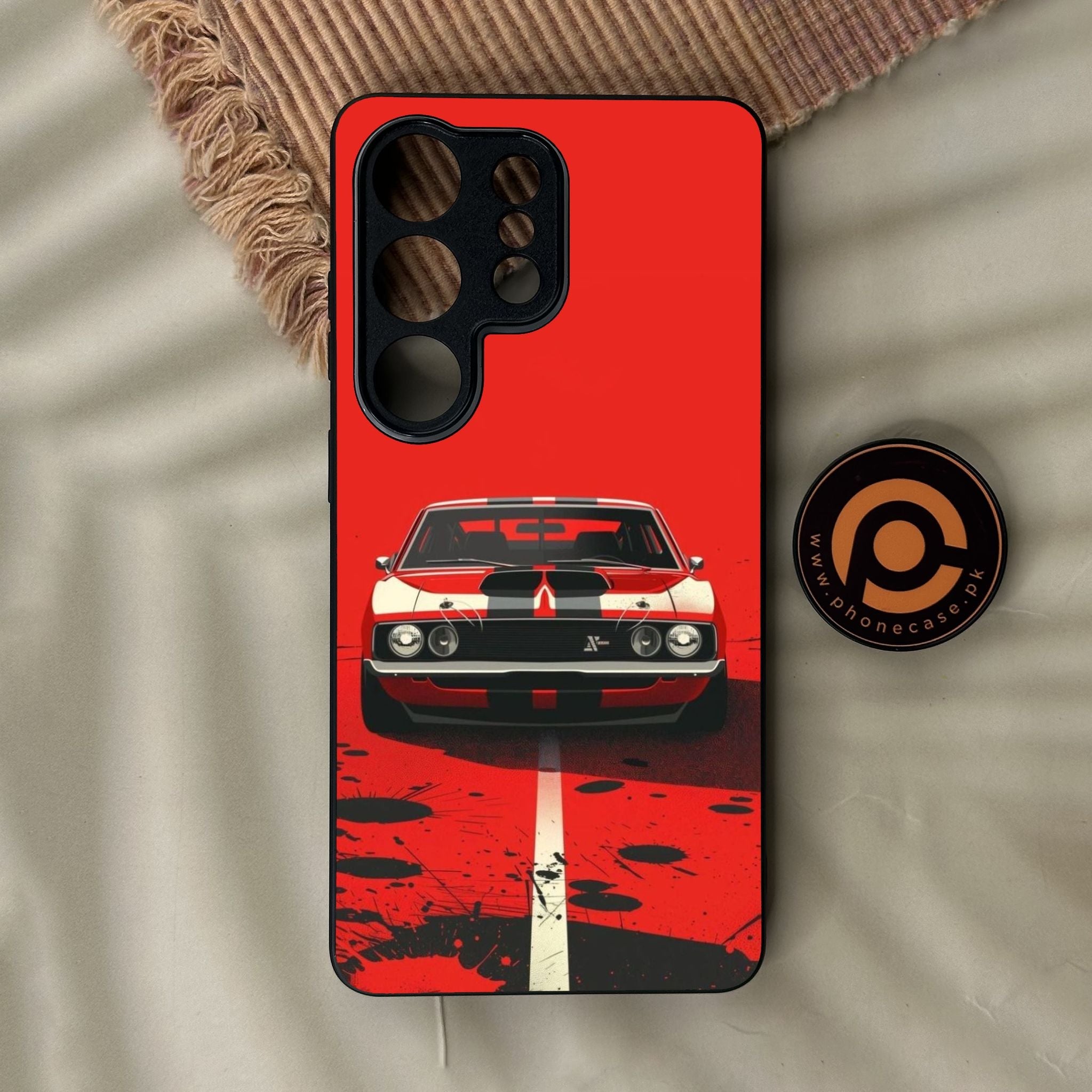 Galaxy S26 Ultra - Classic Racer Vibes - Premium Metal Printed Soft Bumper Shock Proof Case