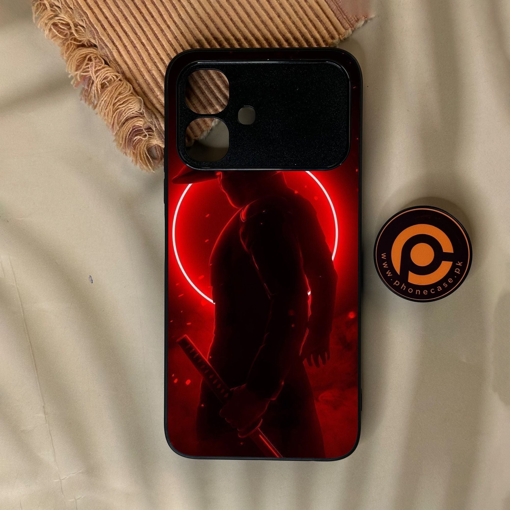 Infinix Smart 20 - Ninja Design 4 - Premium Metal Printed Soft Bumper Shock Proof Case