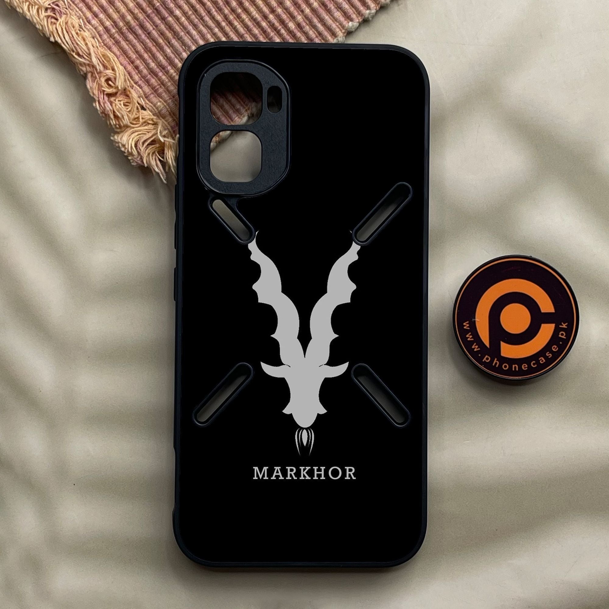 Infinix GT 50 Pro - Markhor Design 9 - Premium Metal Printed Soft Bumper Shock Proof Case