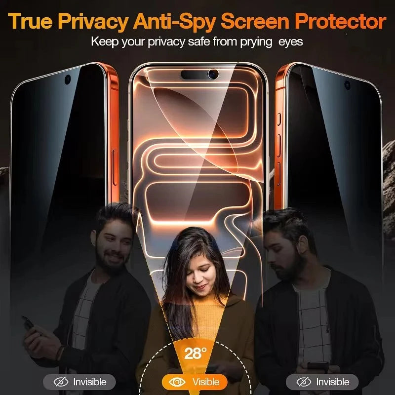 Galaxy S26 - Privacy Anti-Spy Glass Screen Protector With Applying kit