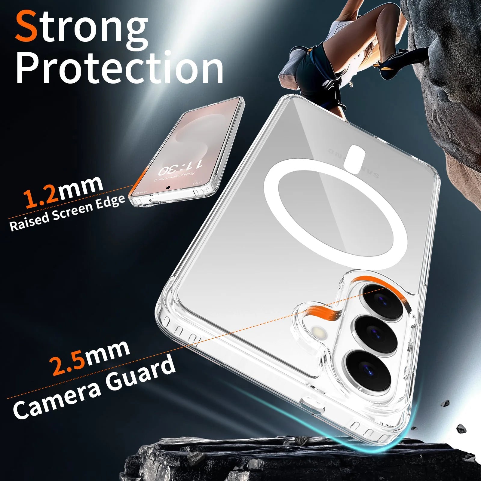 Galaxy S26 - MagSafe supported Shock Proof Ultra Clear Case