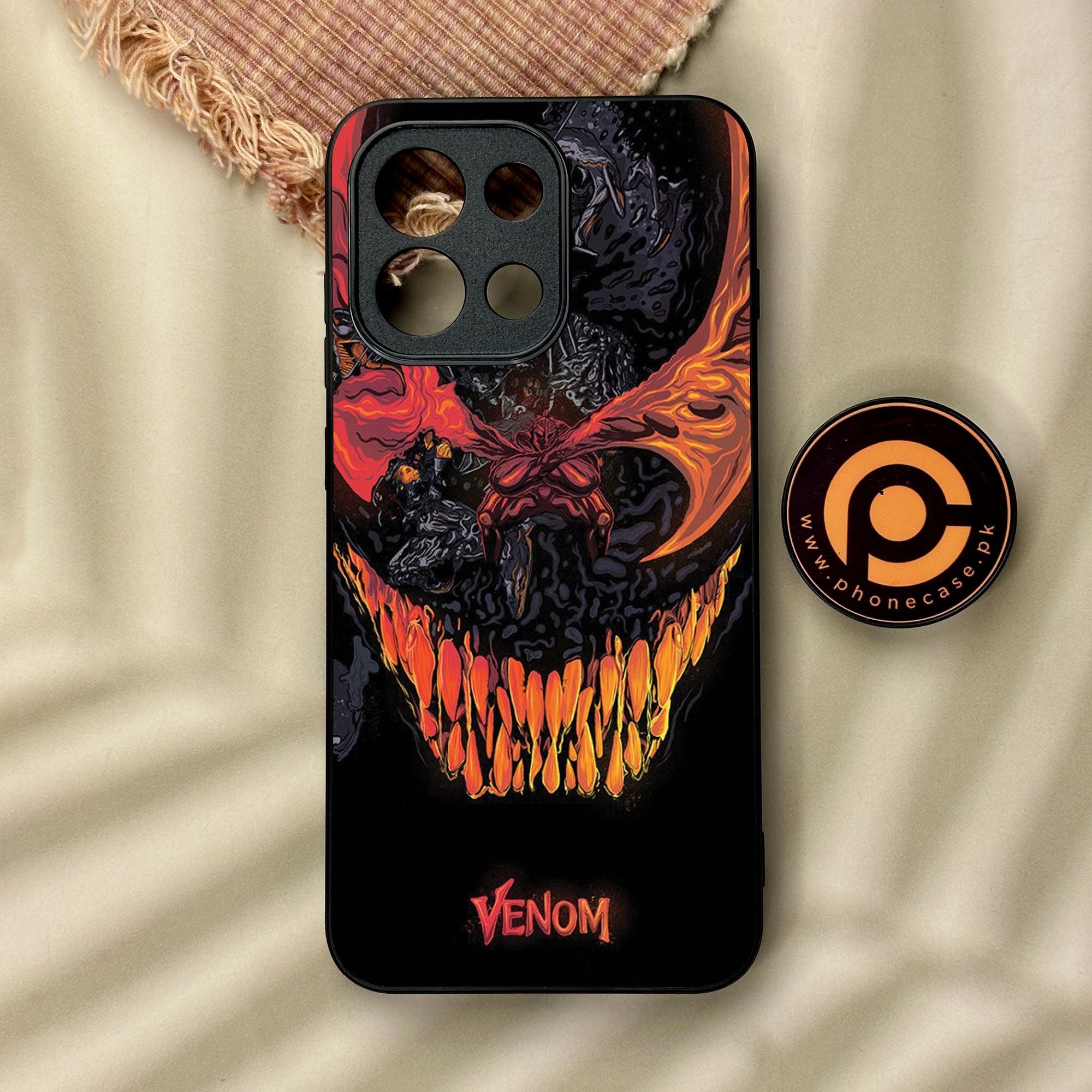 OnePlus 13s - Venom Case - Premium Metal Printed Soft Bumper Shock Proof Case
