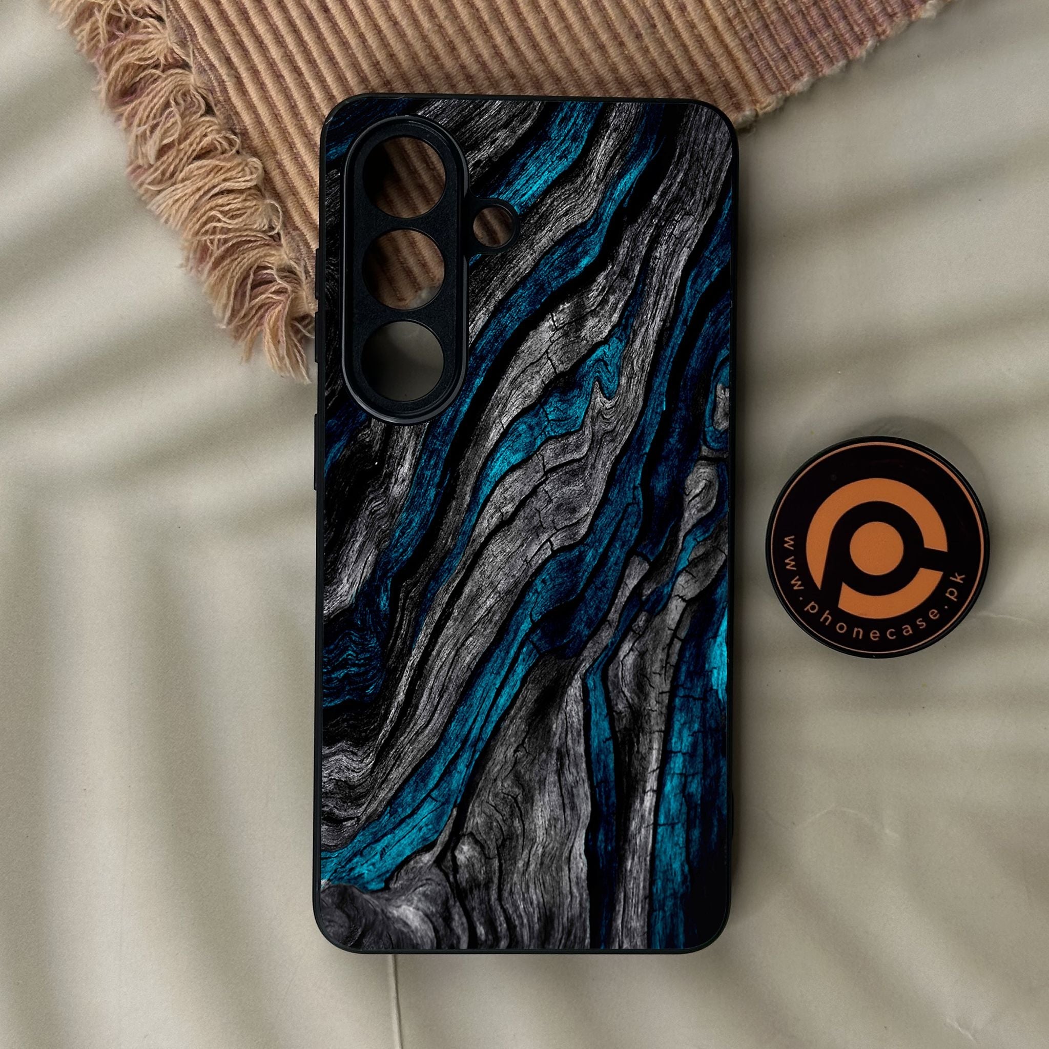 Galaxy S26 - Liquid Marble Design 8 - Premium Metal Printed Soft Bumper Shock Proof Case