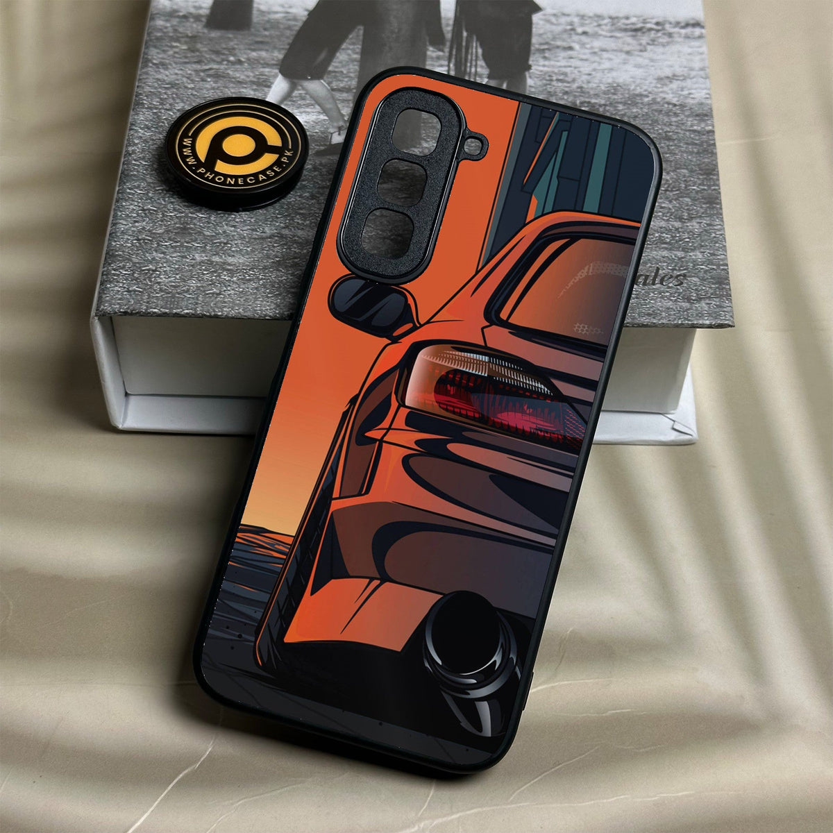 Infinix Hot 70 - Racing Series 2.0 Design 4 - Premium Metal Printed Soft Bumper Shock Proof Case