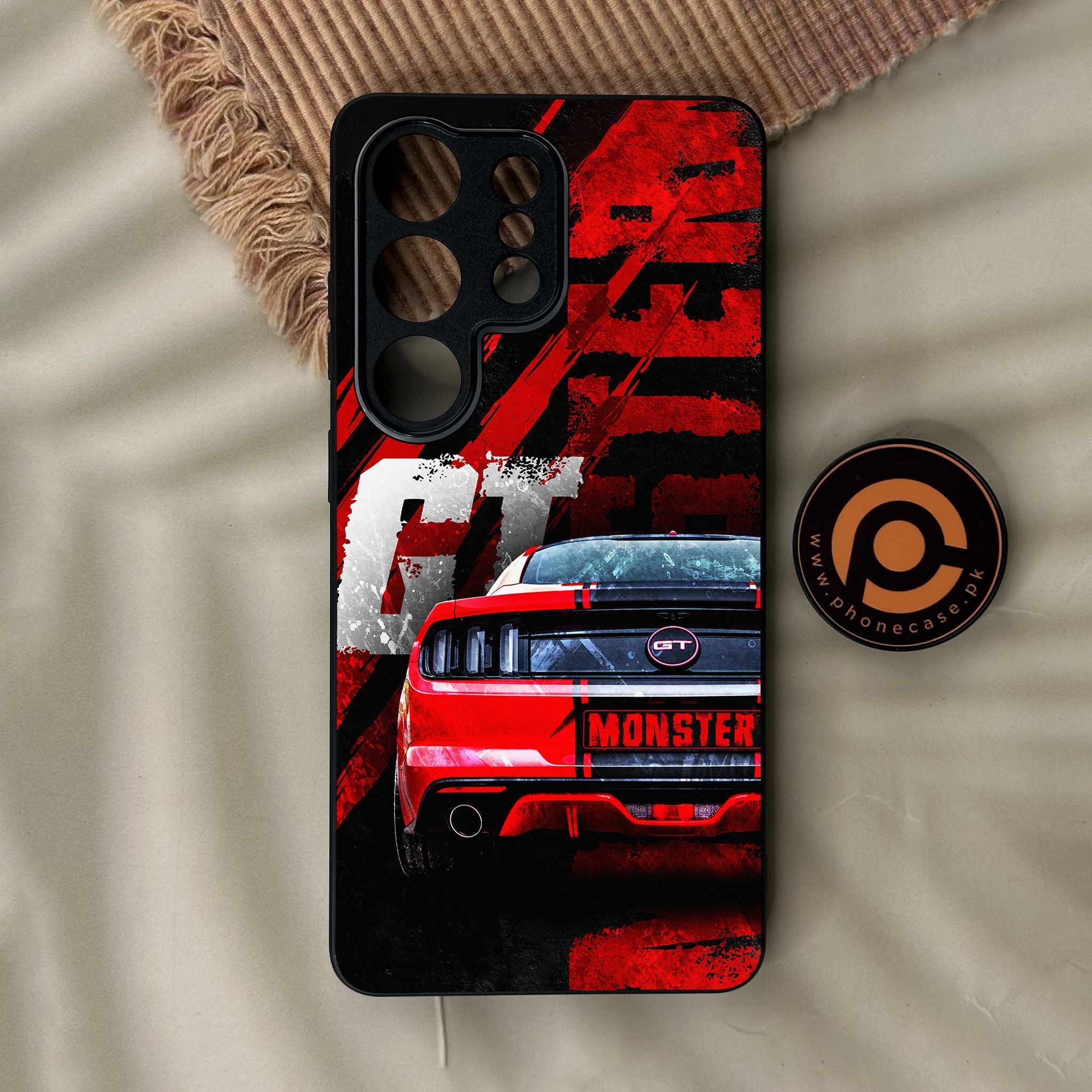 Galaxy S26 Ultra - Speed Shift Racing Car - Premium Metal Printed Soft Bumper Shock Proof Case