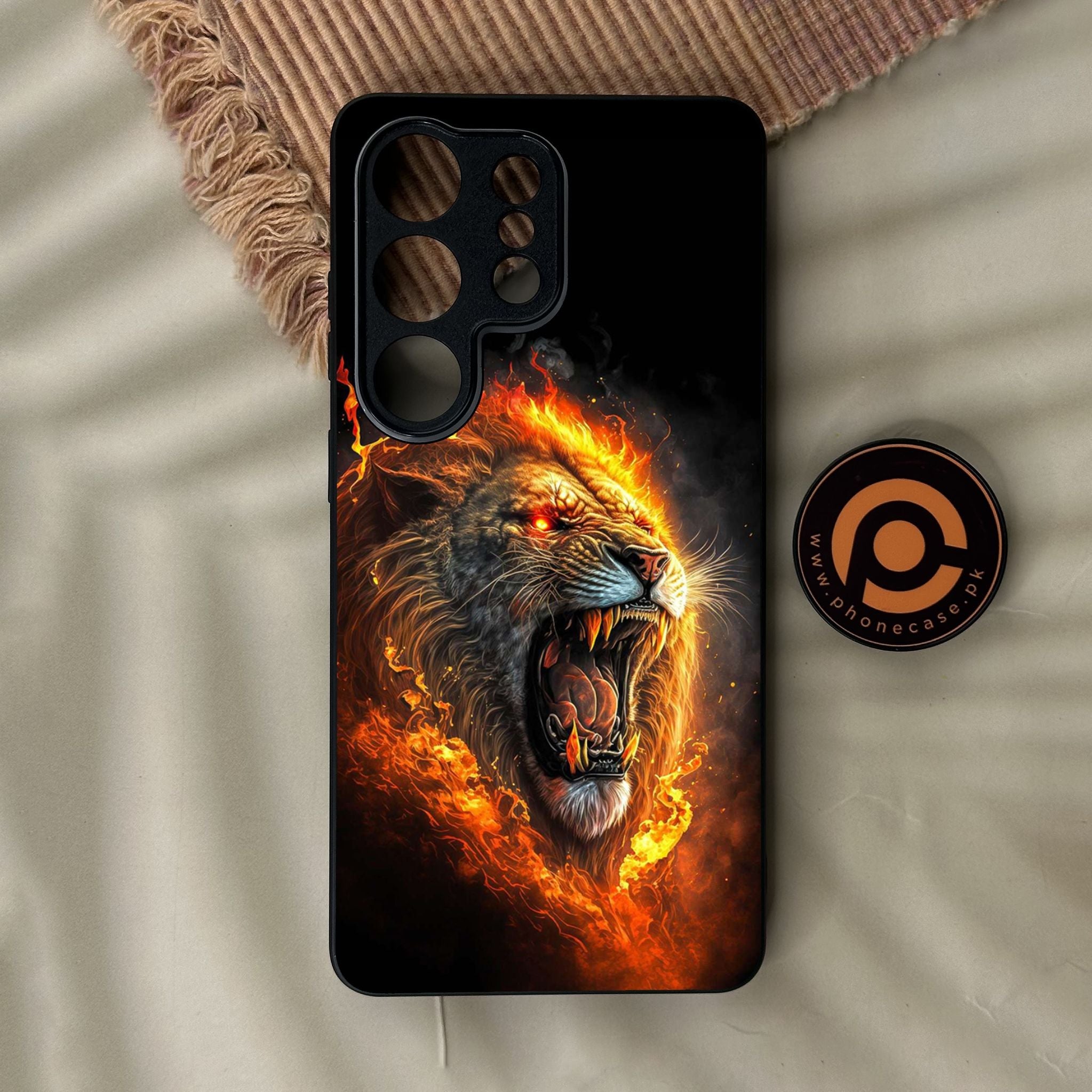 Galaxy S26 Ultra - Tiger 2.0 Design 4 - Premium Metal Printed Soft Bumper Shock Proof Case