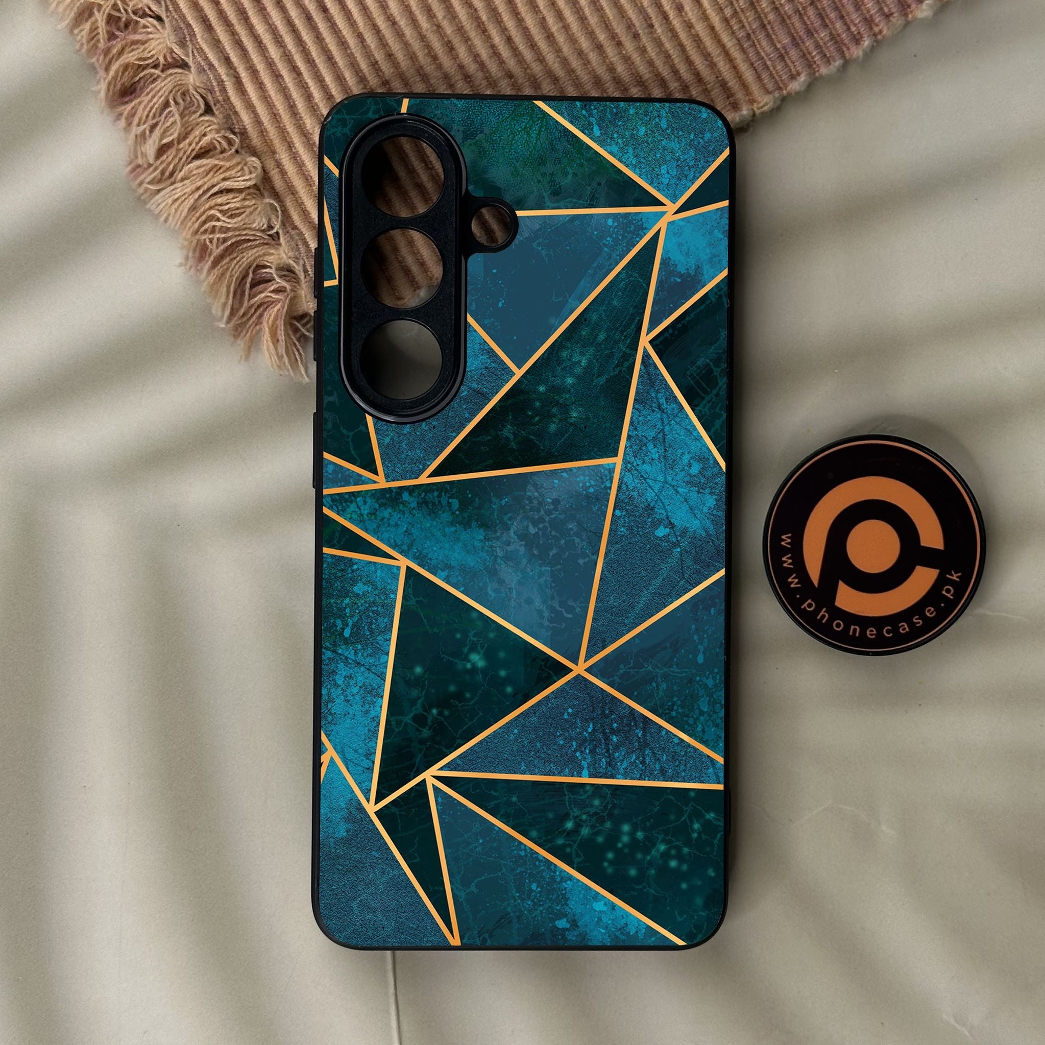 Galaxy S26 - Geometric Design 6 - Premium Metal Printed Soft Bumper Shock Proof Case