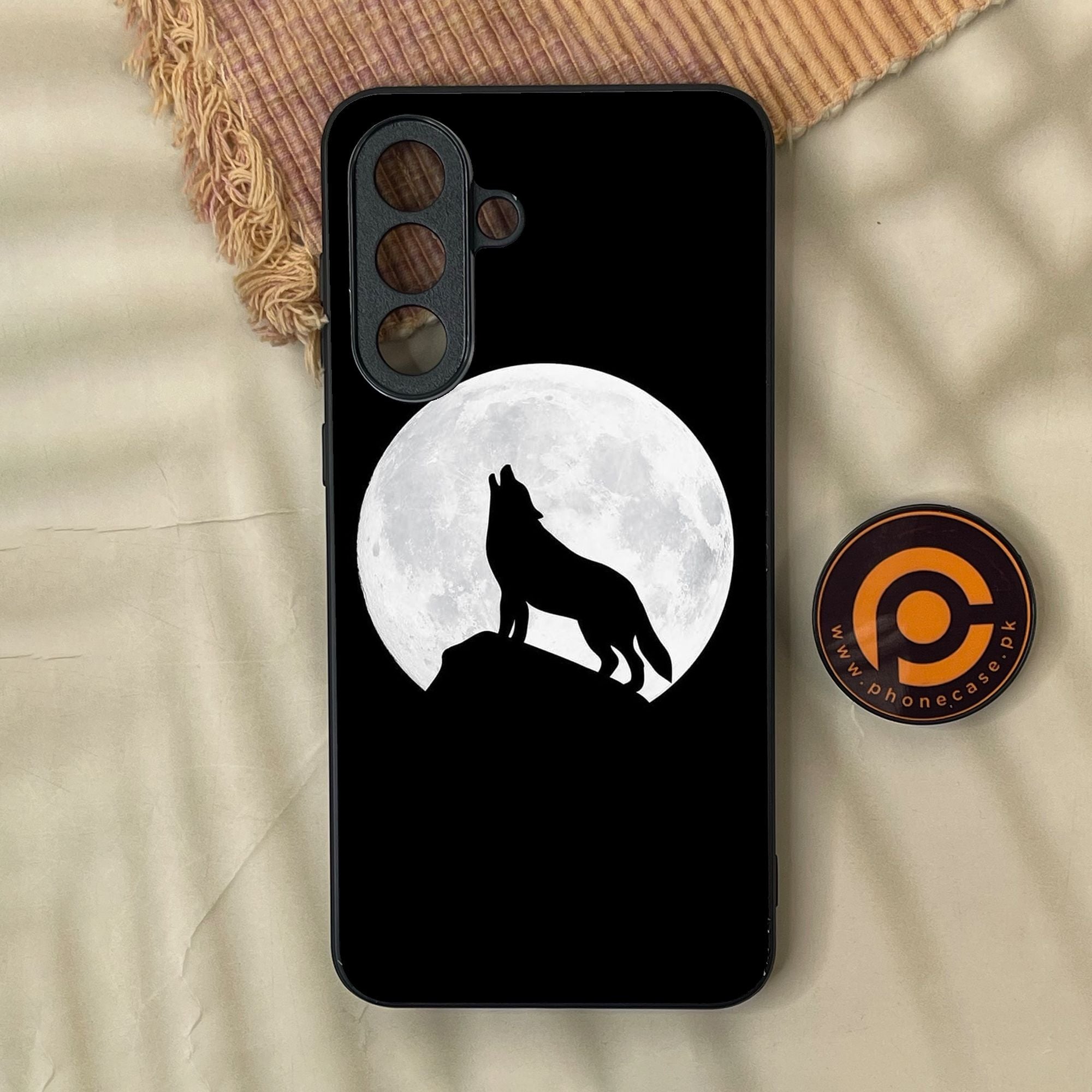Samsung Galaxy A37 - Wolf Design 3 - Premium Metal Printed Soft Bumper Shock Proof Case