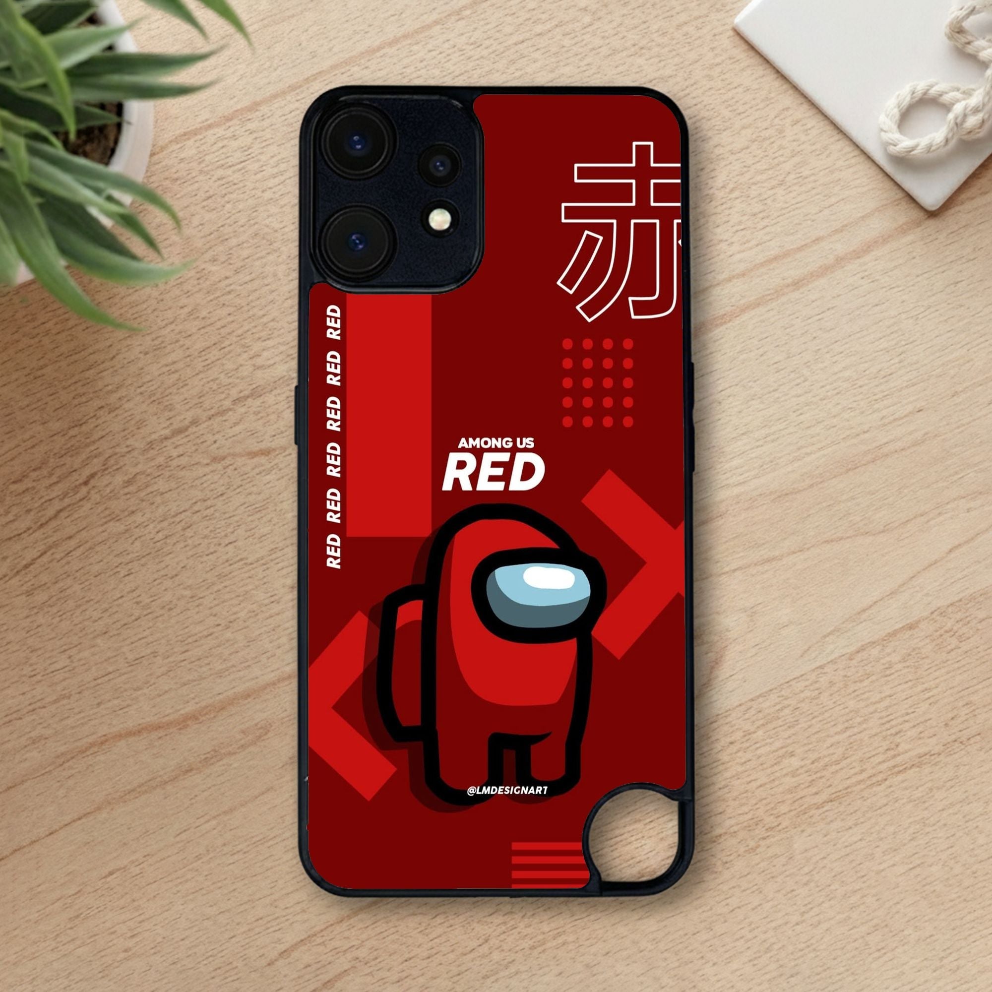 Nothing CMF Phone 2 Pro - A Red Robot With Background - Premium Glossy Phone Case 3d21ef0cdf894fbda2de23da4356bfc8 Mobile Phone Cases