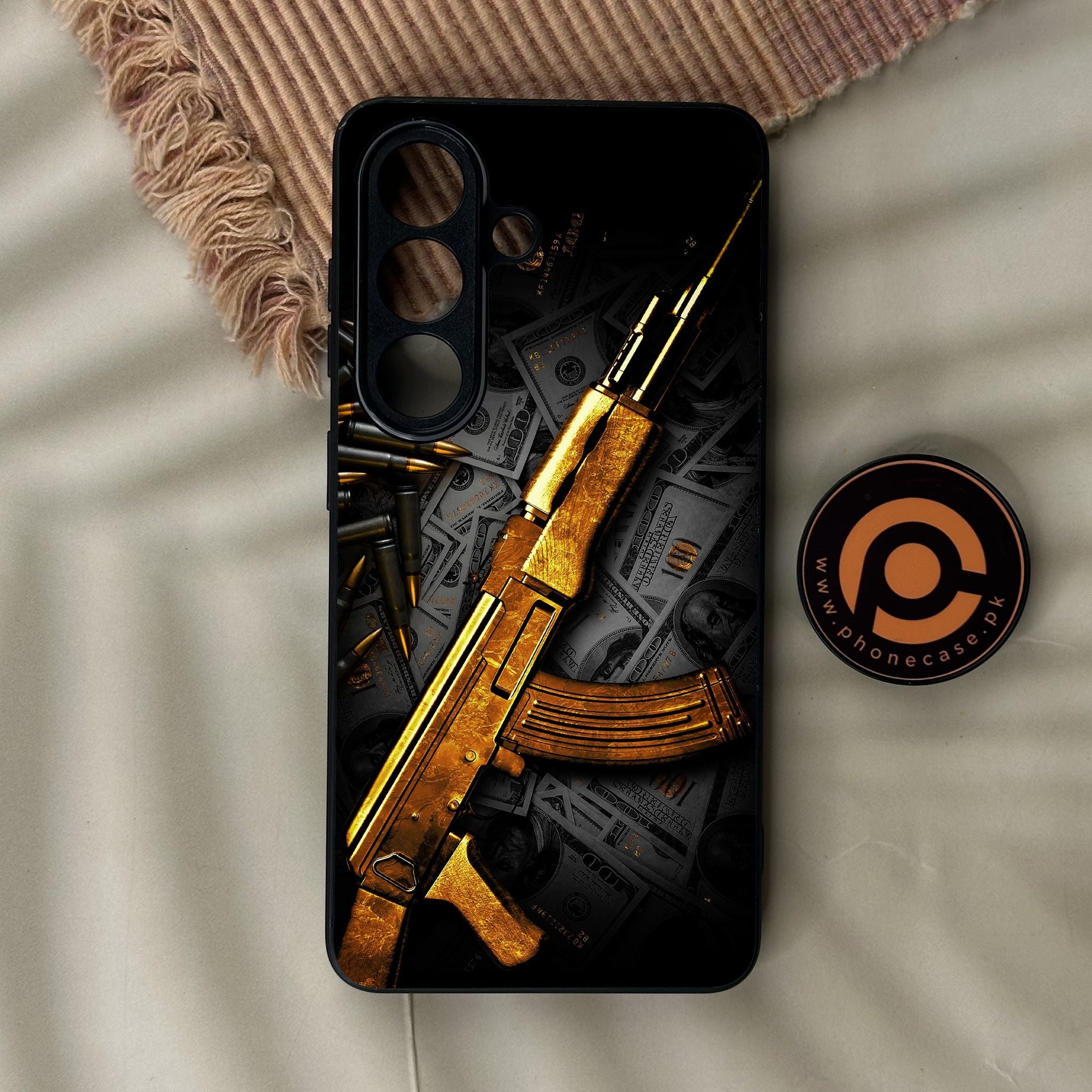 Galaxy S26 - Dollar Design 6 - Premium Metal Printed Soft Bumper Shock Proof Case