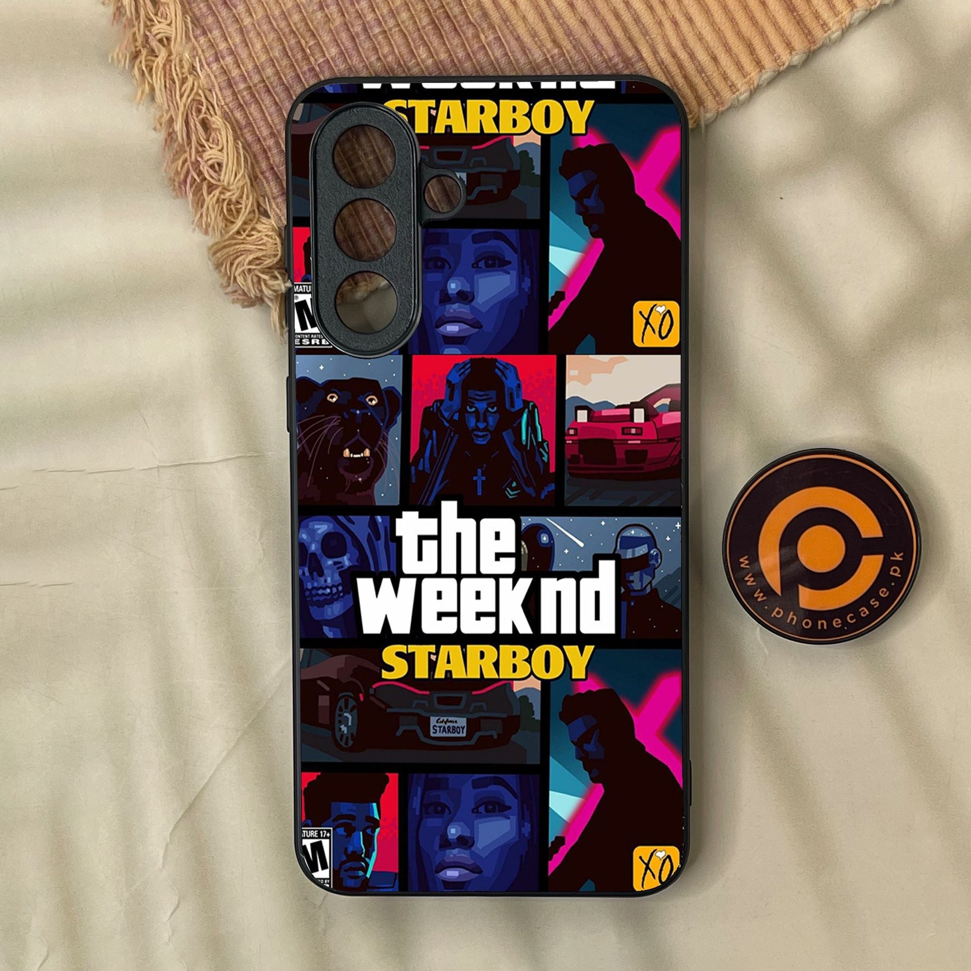 Samsung Galaxy A57 - The Weeknd Star Boy - Premium Metal Printed Soft Bumper Shock Proof Case