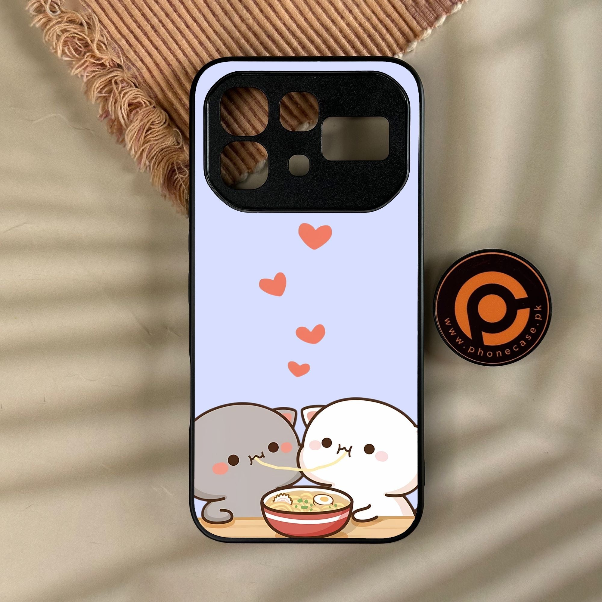 Infinix Note 60 Pro - Cute Bubu Dudu Design 10 - Premium Metal Printed Soft Bumper Shock Proof Case
