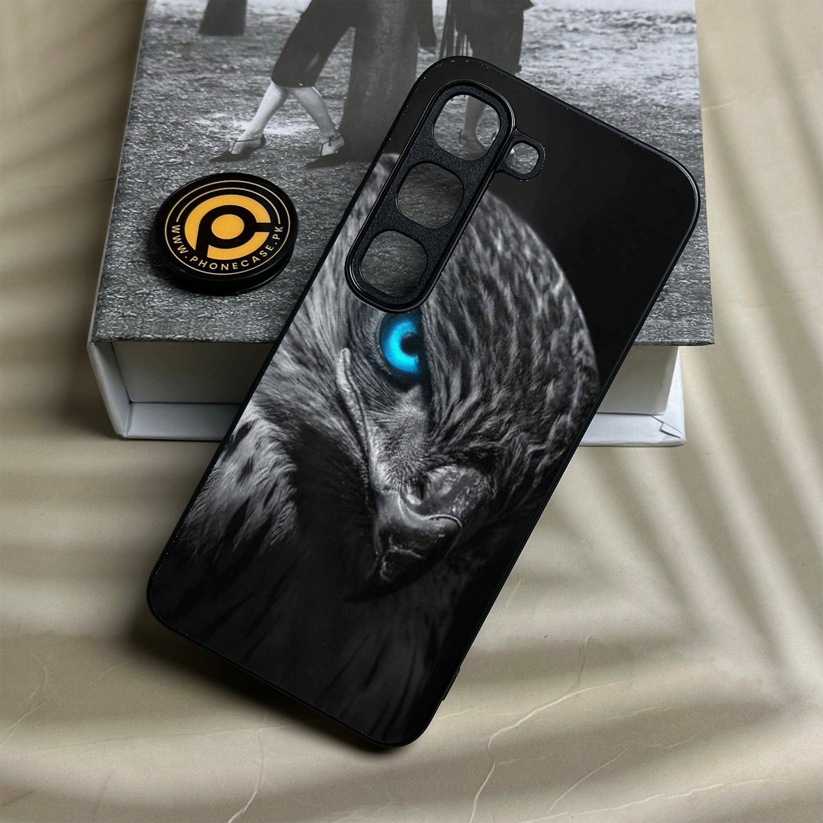 Infinix Hot 70 Pro - Black Art Design 2 - Premium Metal Printed Soft Bumper Shock Proof Case