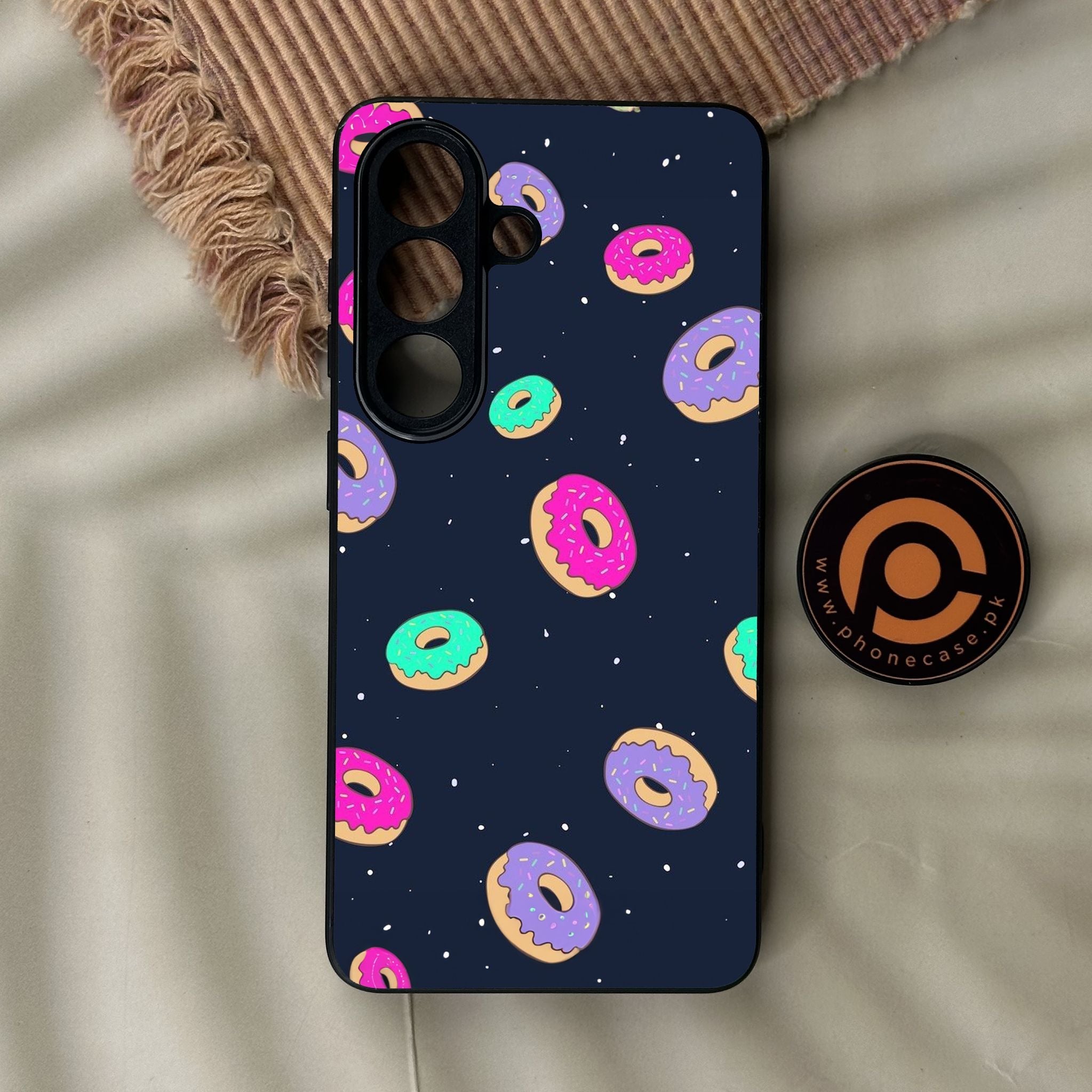 Galaxy S26 - Colorful Donuts - Premium Metal Printed Soft Bumper Shock Proof Case