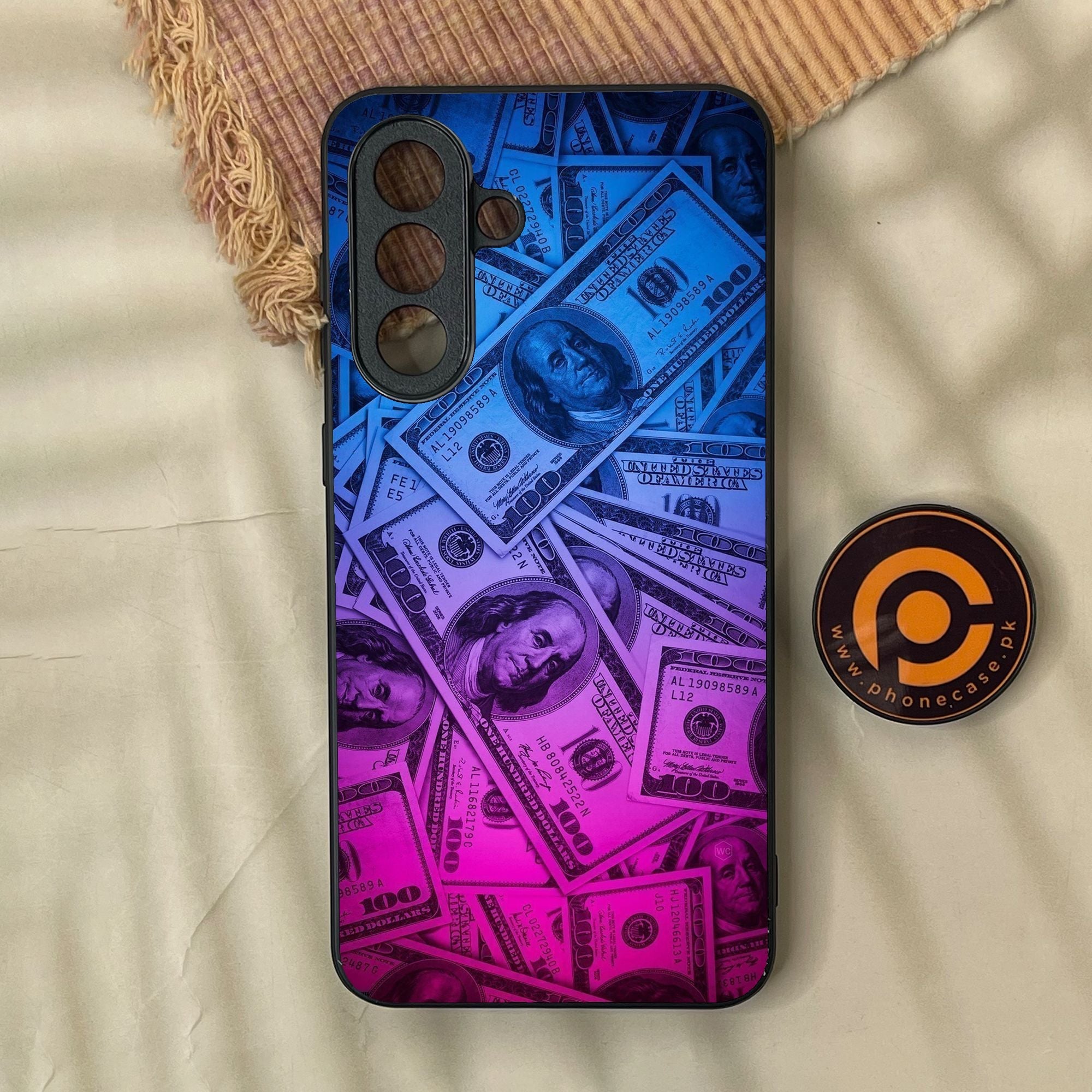 Samsung Galaxy A37 - Dollar Design 3 - Premium Metal Printed Soft Bumper Shock Proof Case
