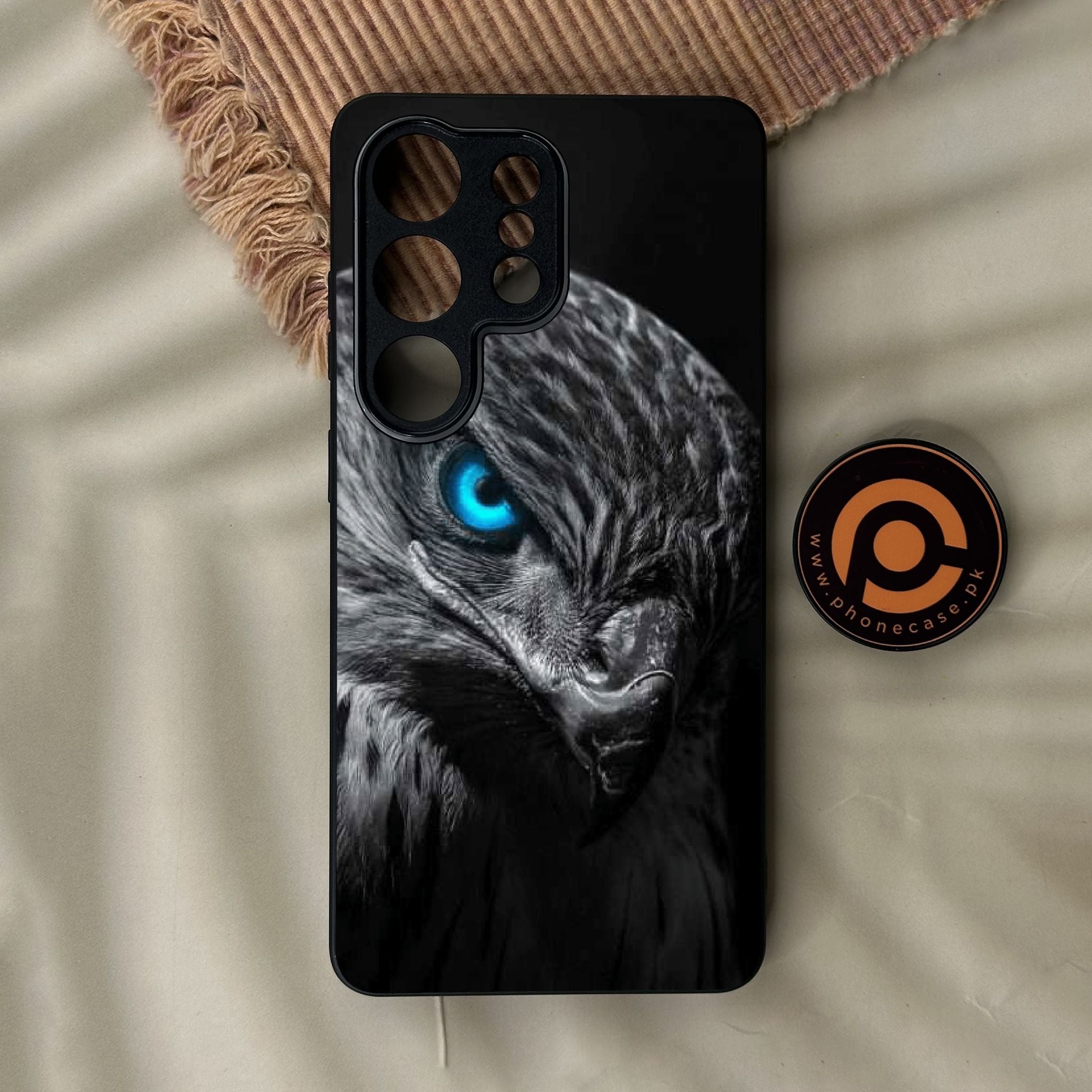 Galaxy S26 Ultra - Black Art Design 2 - Premium Metal Printed Soft Bumper Shock Proof Case