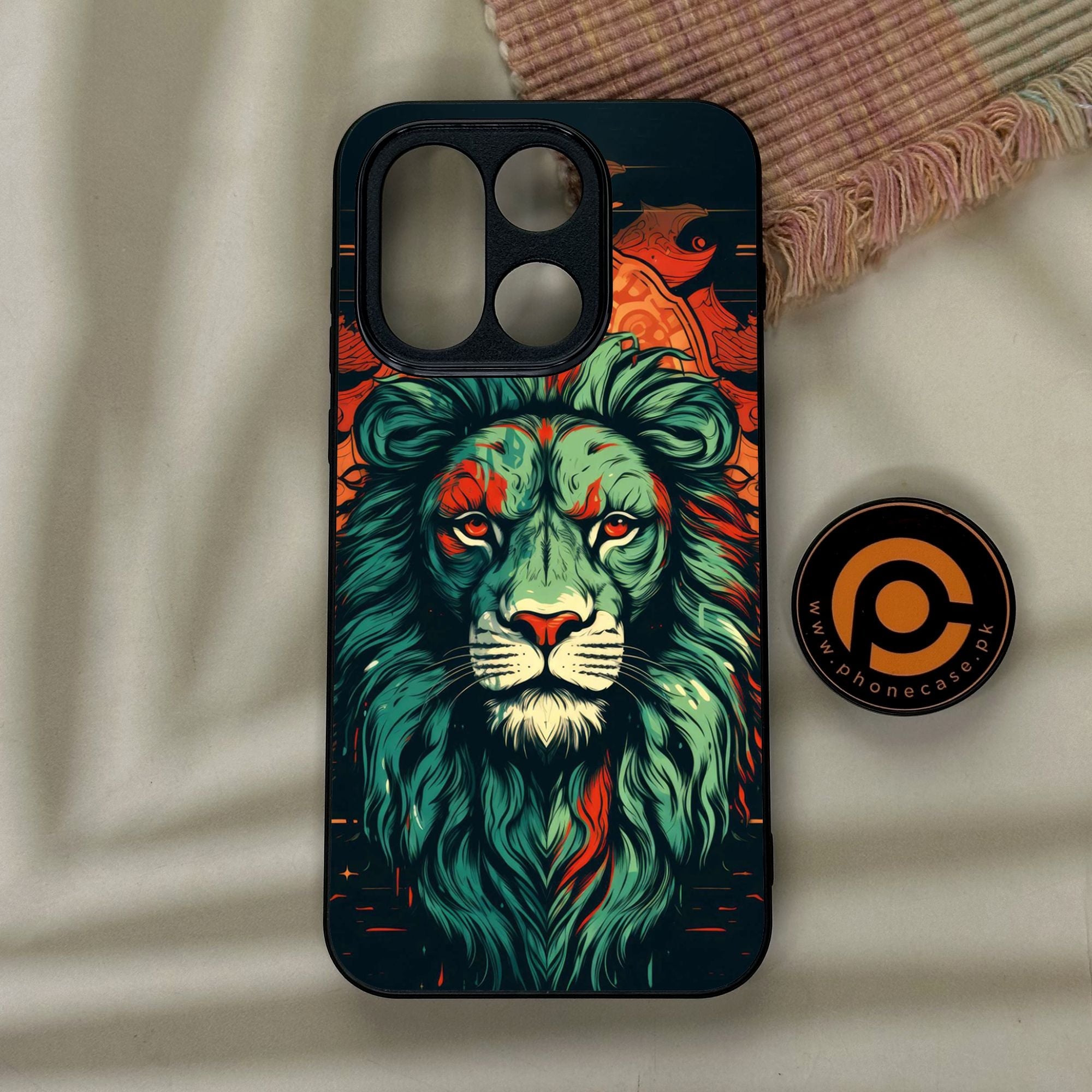 OnePlus 15 - Tiger 2.0 Design 2 - Premium Metal Printed Soft Bumper Shock Proof Case