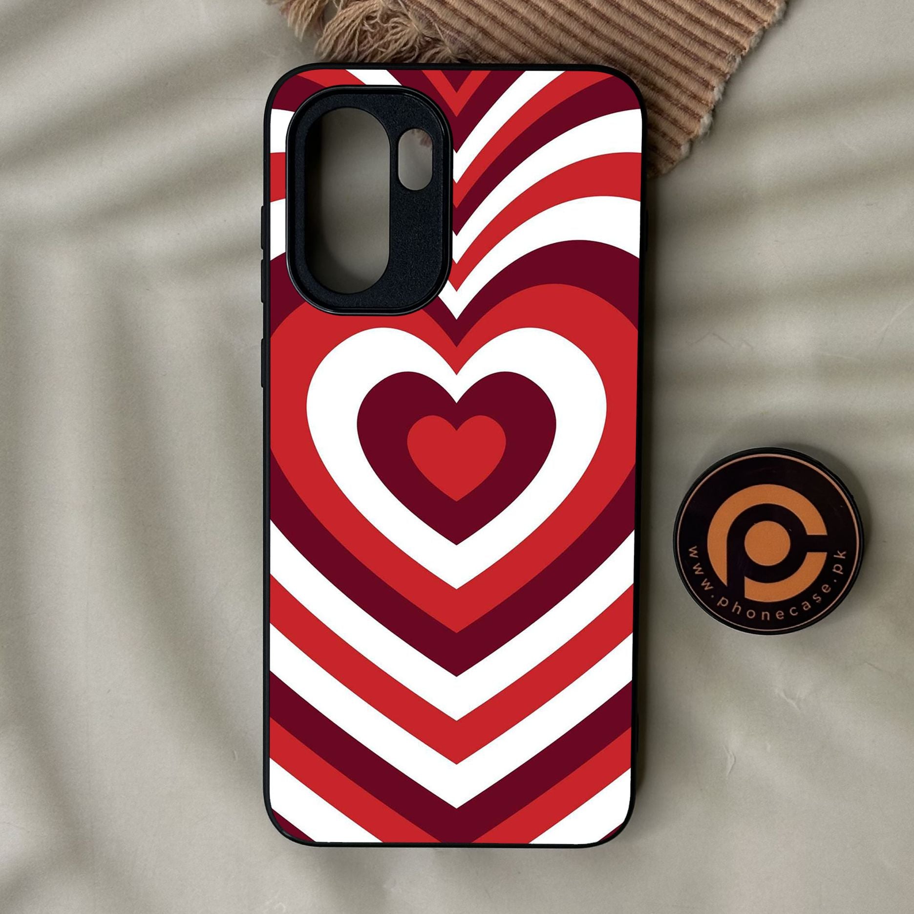 OnePlus 15R - Heartbeat Design 5 - Premium Metal Printed Soft Bumper Shock Proof Case