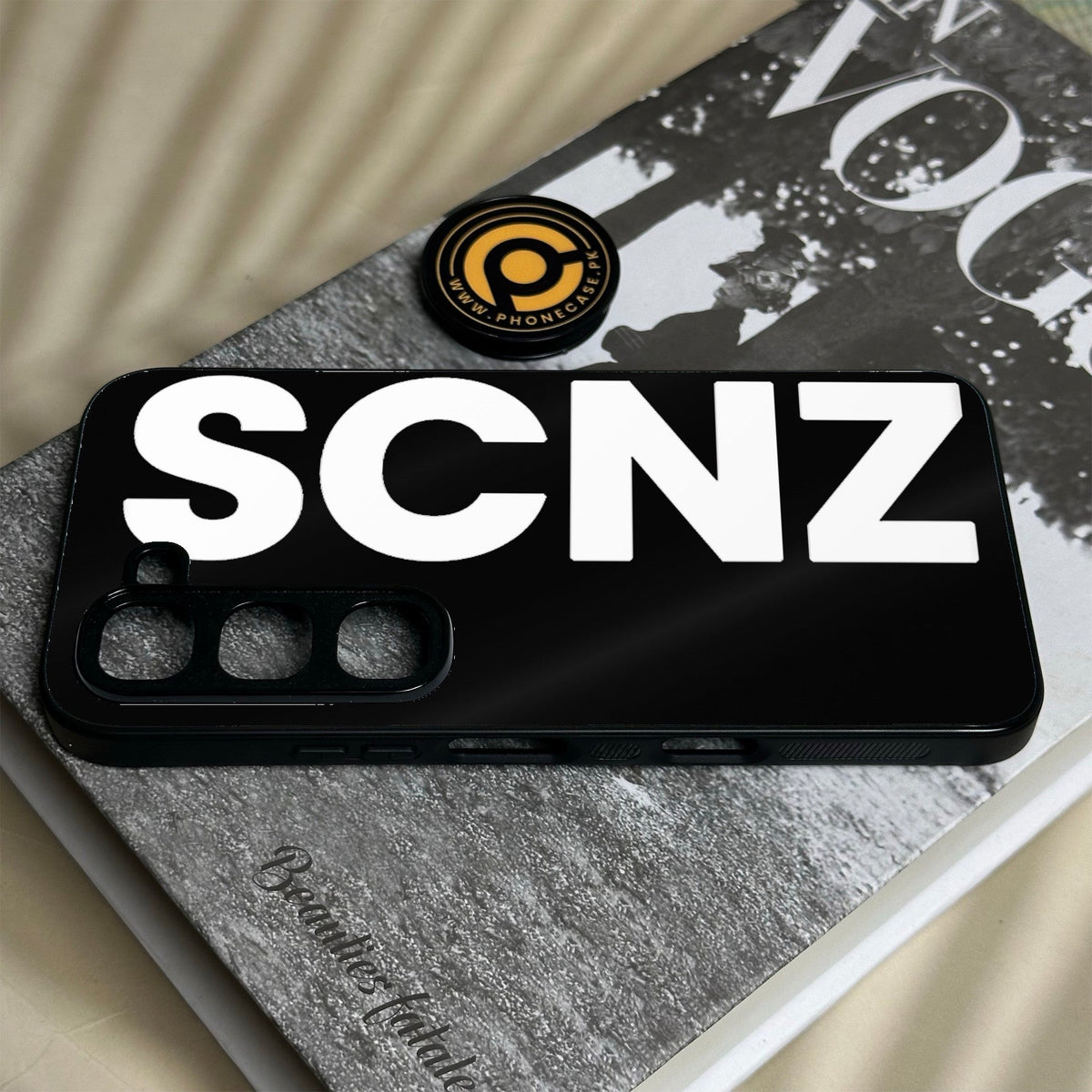 Infinix Hot 70 Pro - Scnz - Premium Metal Printed Soft Bumper Shock Proof Case