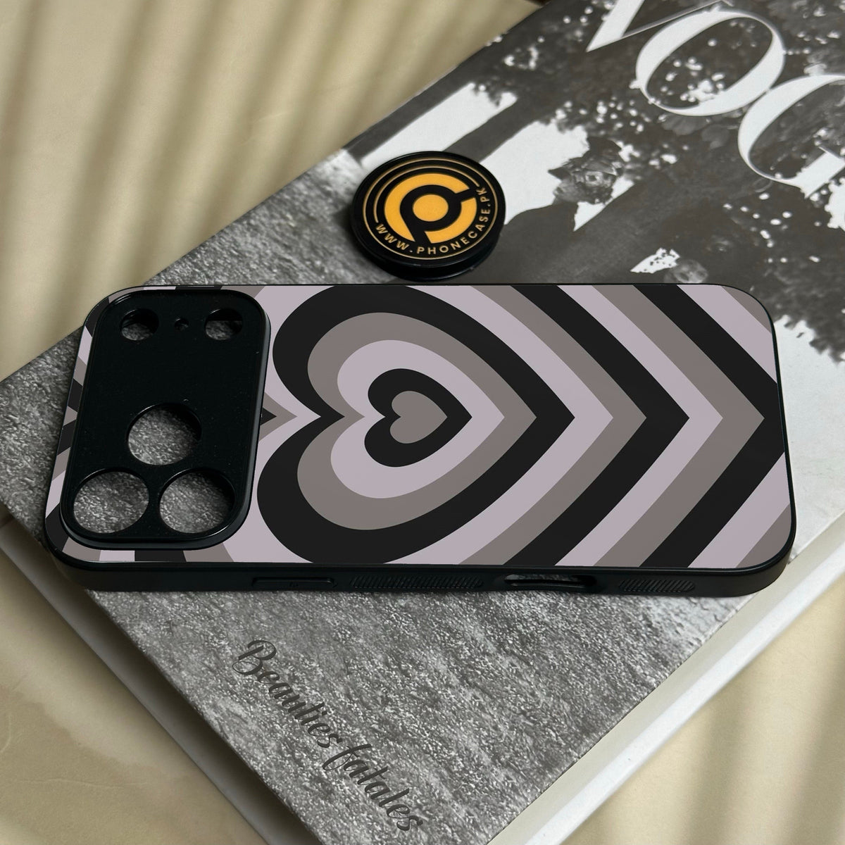Iphone 18 Pro - Heartbeat Design 1 - Premium Metal Printed Soft Bumper Shock Proof Case