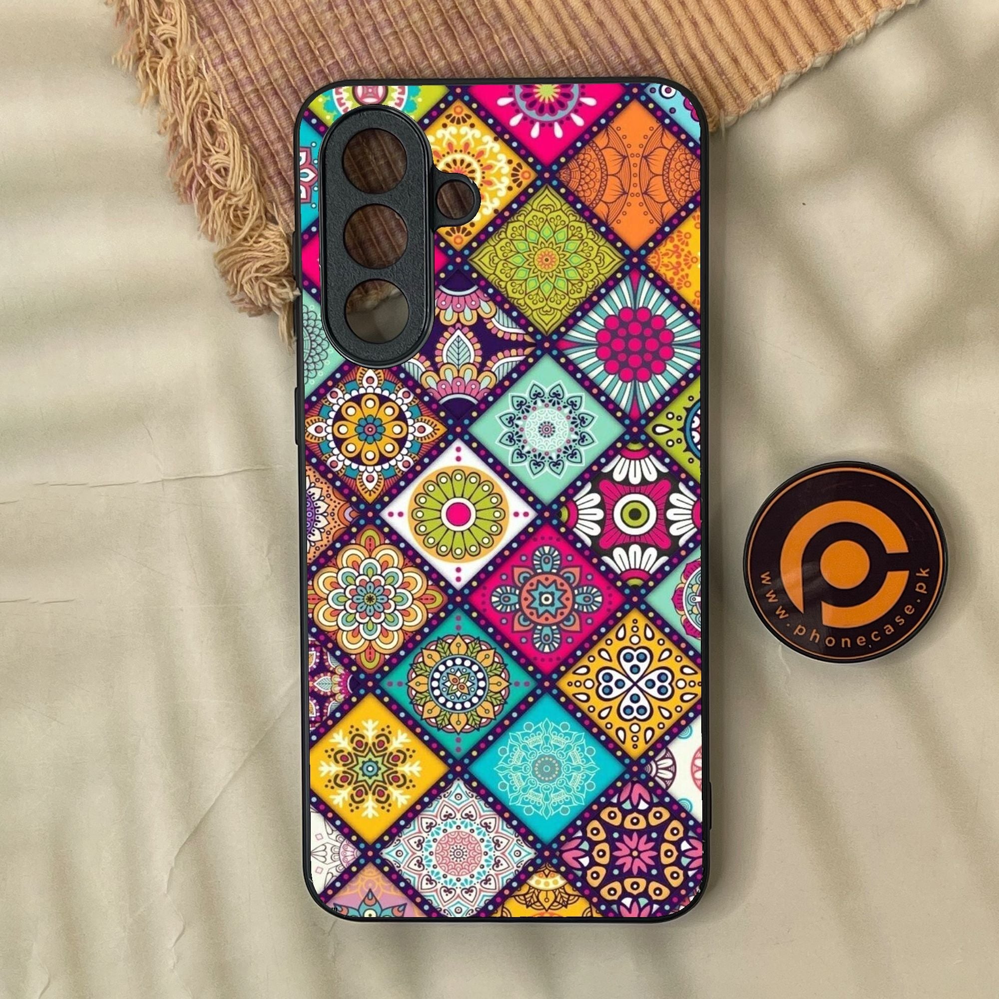 Samsung Galaxy A37 - Mandala Art Design - Premium Metal Printed Soft Bumper Shock Proof Case