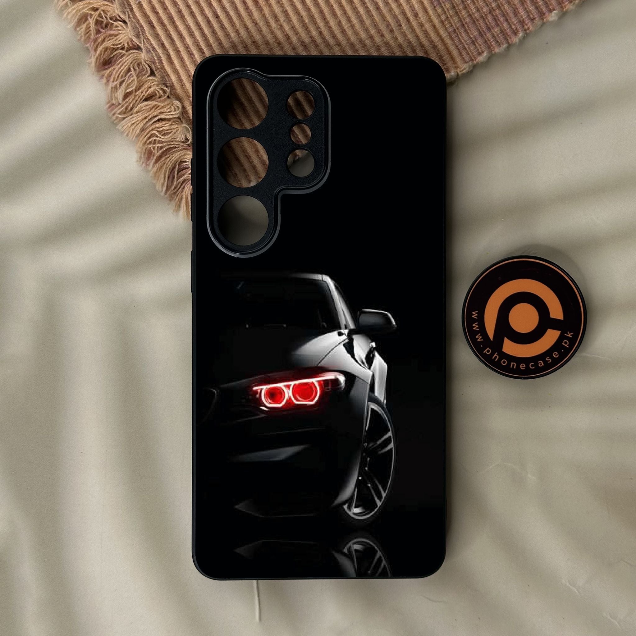 Galaxy S26 Ultra - Black Art Design 6 - Premium Metal Printed Soft Bumper Shock Proof Case