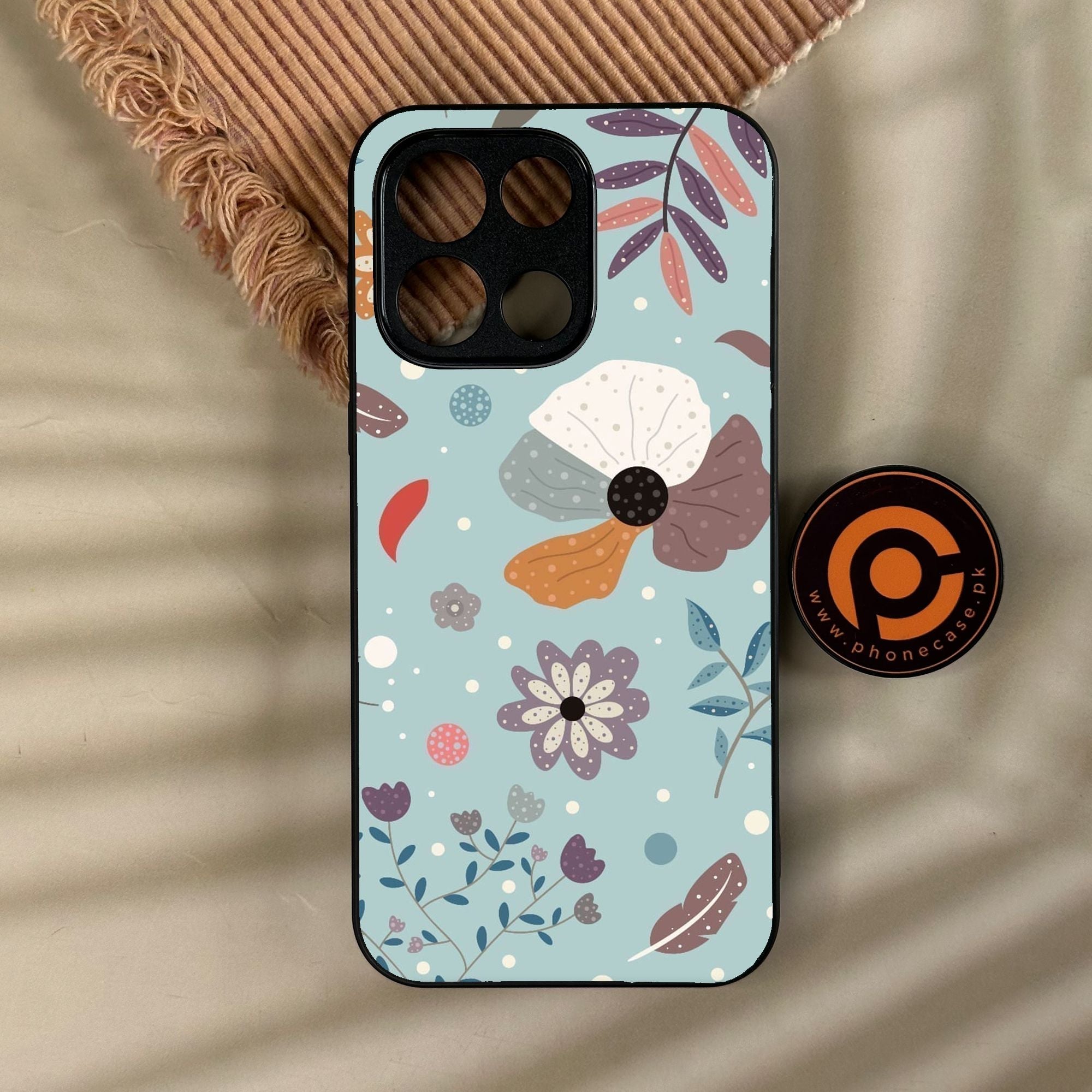 OnePlus Turbo 6 - Floral Series Design 5 - Premium Metal Printed Soft Bumper Shock Proof Case