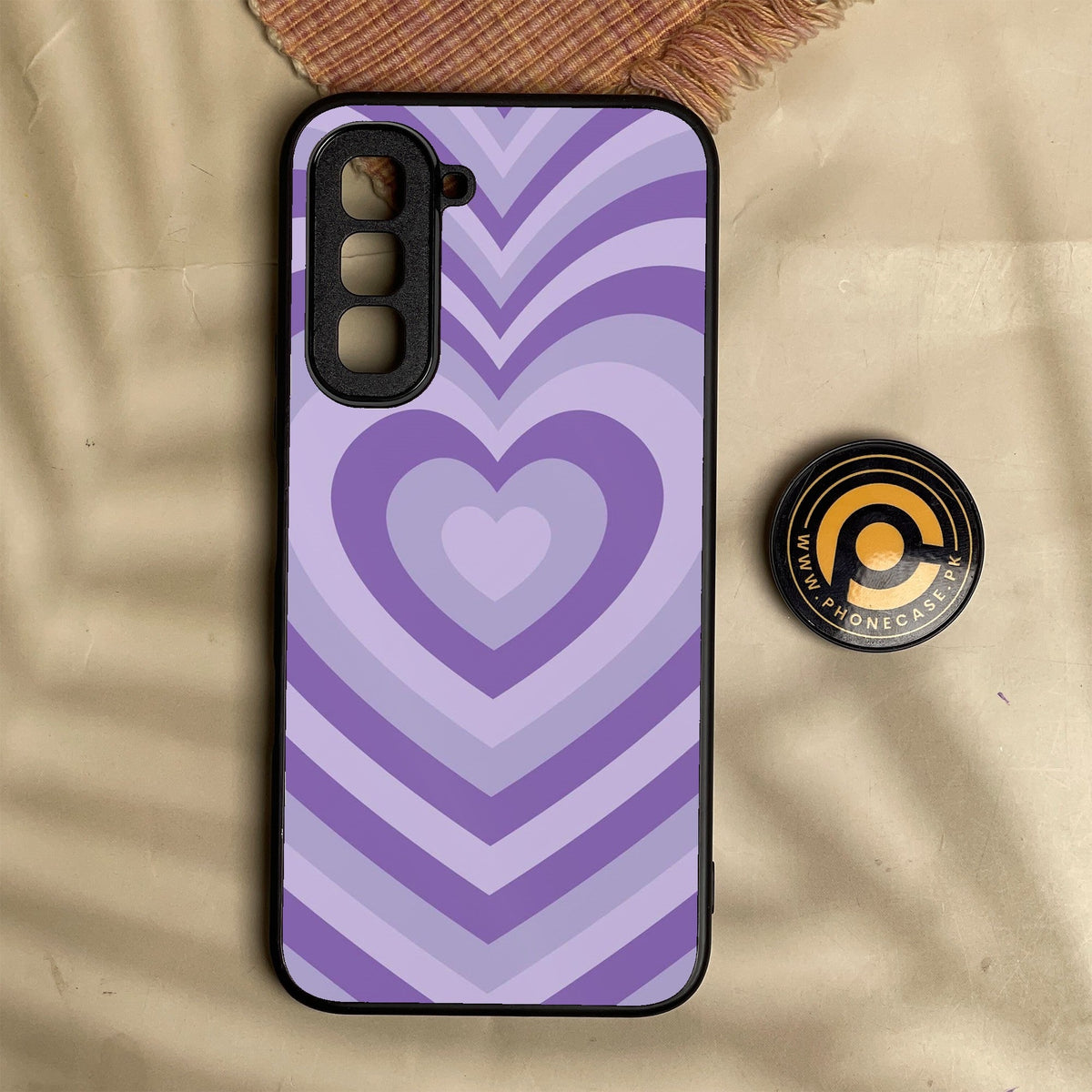 Infinix Hot 70 - Heartbeat Design 8 - Premium Metal Printed Soft Bumper Shock Proof Case