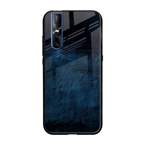 Dark Blue Grunge Glossy Case for Vivo V15 Pro