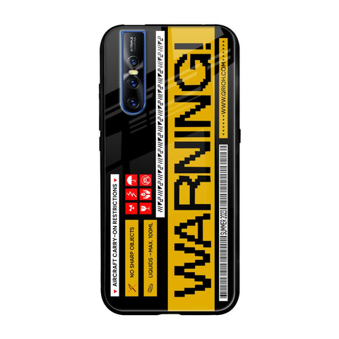Aircraft Warning Glossy Case for Vivo V15 Pro