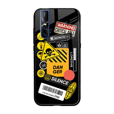 Danger Signs Glossy Case for Vivo V15 Pro