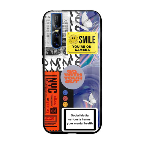 Smile for Camera Glossy Case for Vivo V15 Pro
