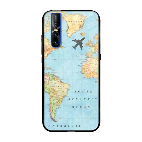 Travel Map Glossy Case for Vivo V15 Pro