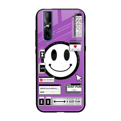 Code with Smile Glossy Case for Vivo V15 Pro