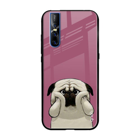 Funny Pug Face Glossy Case For Vivo V15 Pro
