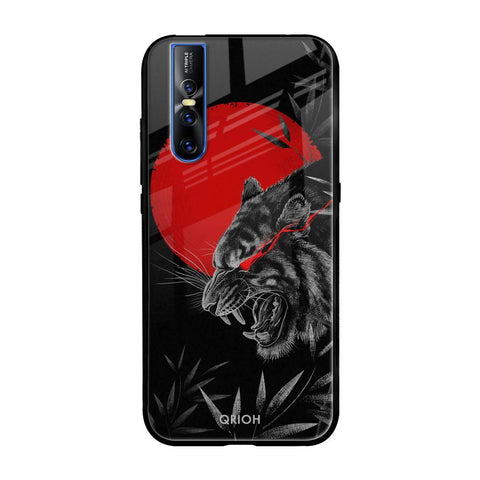 Red Moon Tiger Glossy Case for Vivo V15 Pro