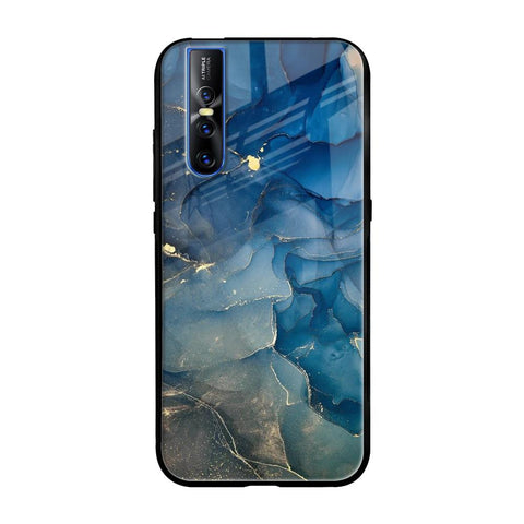 Blue Cool Marble Glossy Case for Vivo V15 Pro