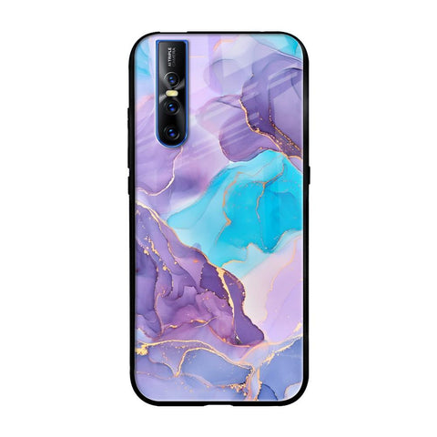 Alcohol ink Marble Glossy Case for Vivo V15 Pro