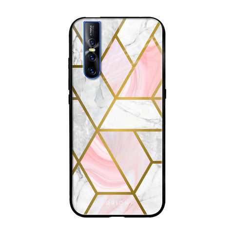 Geometrical Marble Glossy Case for Vivo V15 Pro